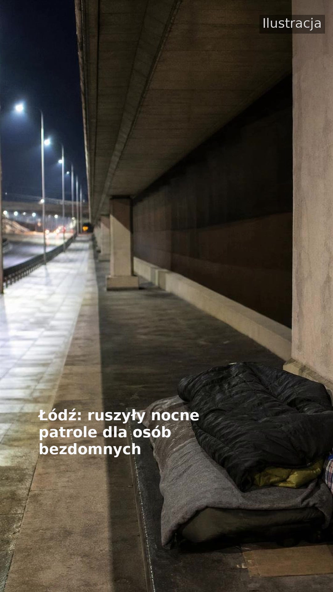 Łódź: ruszyły nocne patrole dla osób bezdomnych