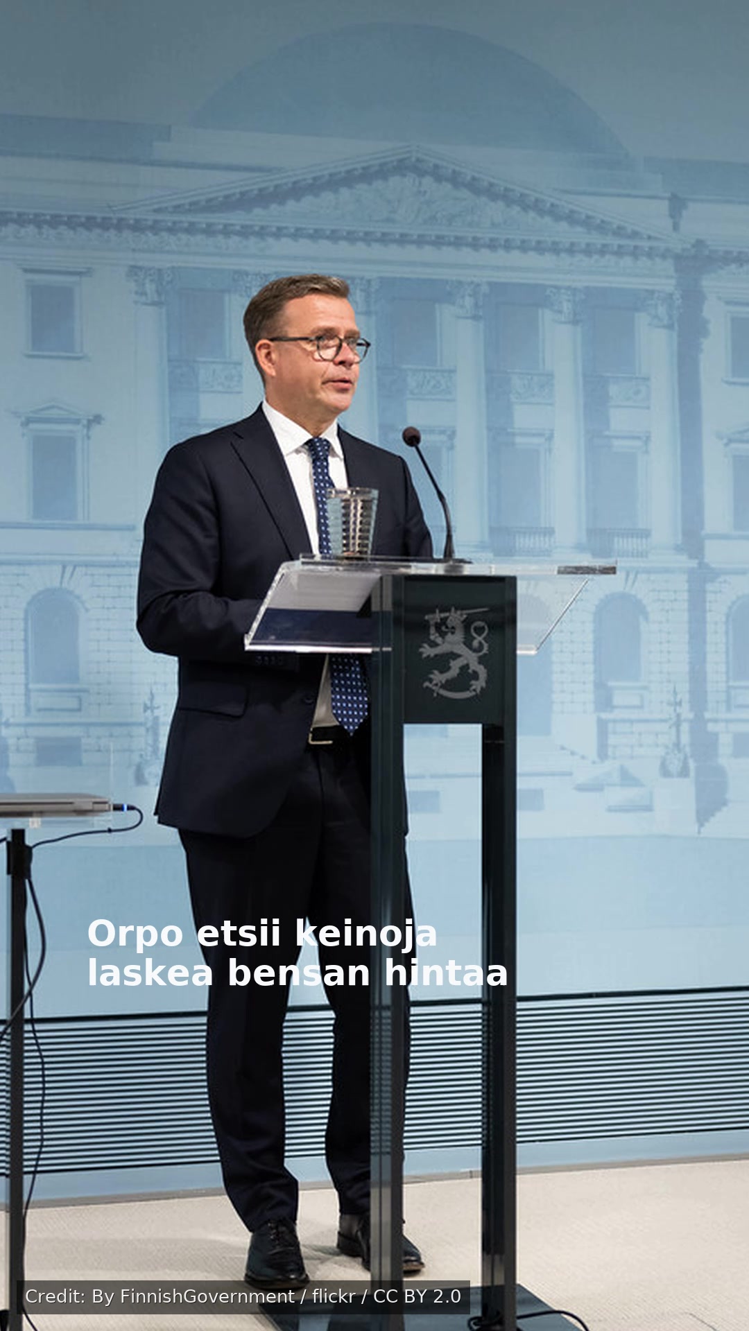 Orpo etsii keinoja laskea bensan hintaa