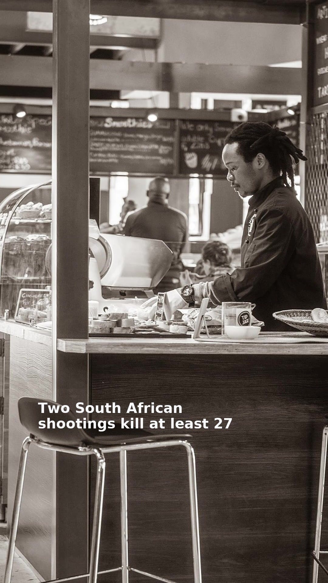 Two South African shootings kill at least 27