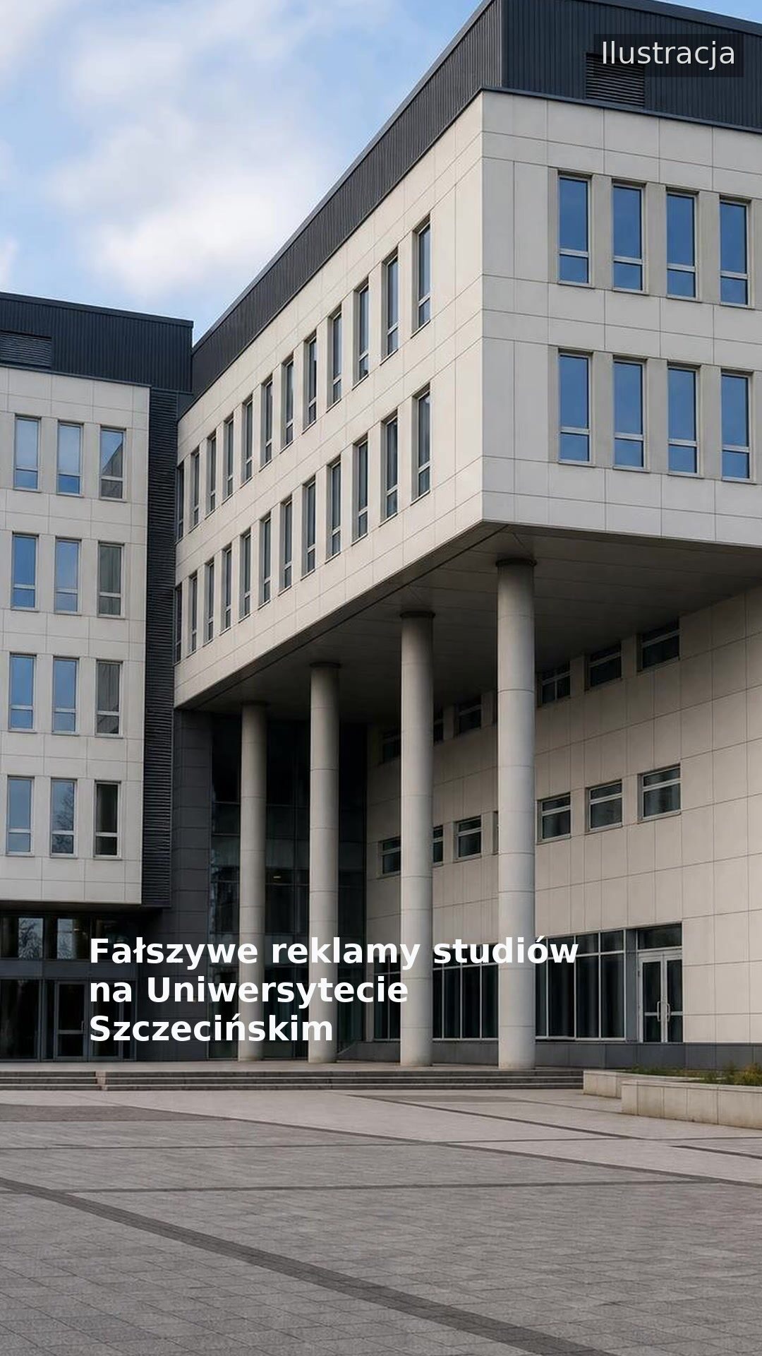 Fałszywe reklamy studiów na Uniwersytecie Szczecińskim