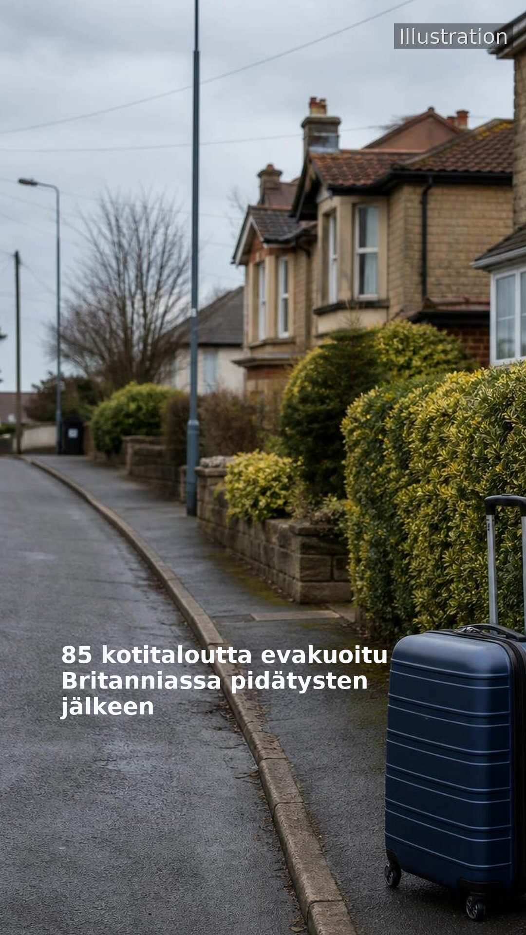 85 kotitaloutta evakuoitu Britanniassa pidätysten jälkeen