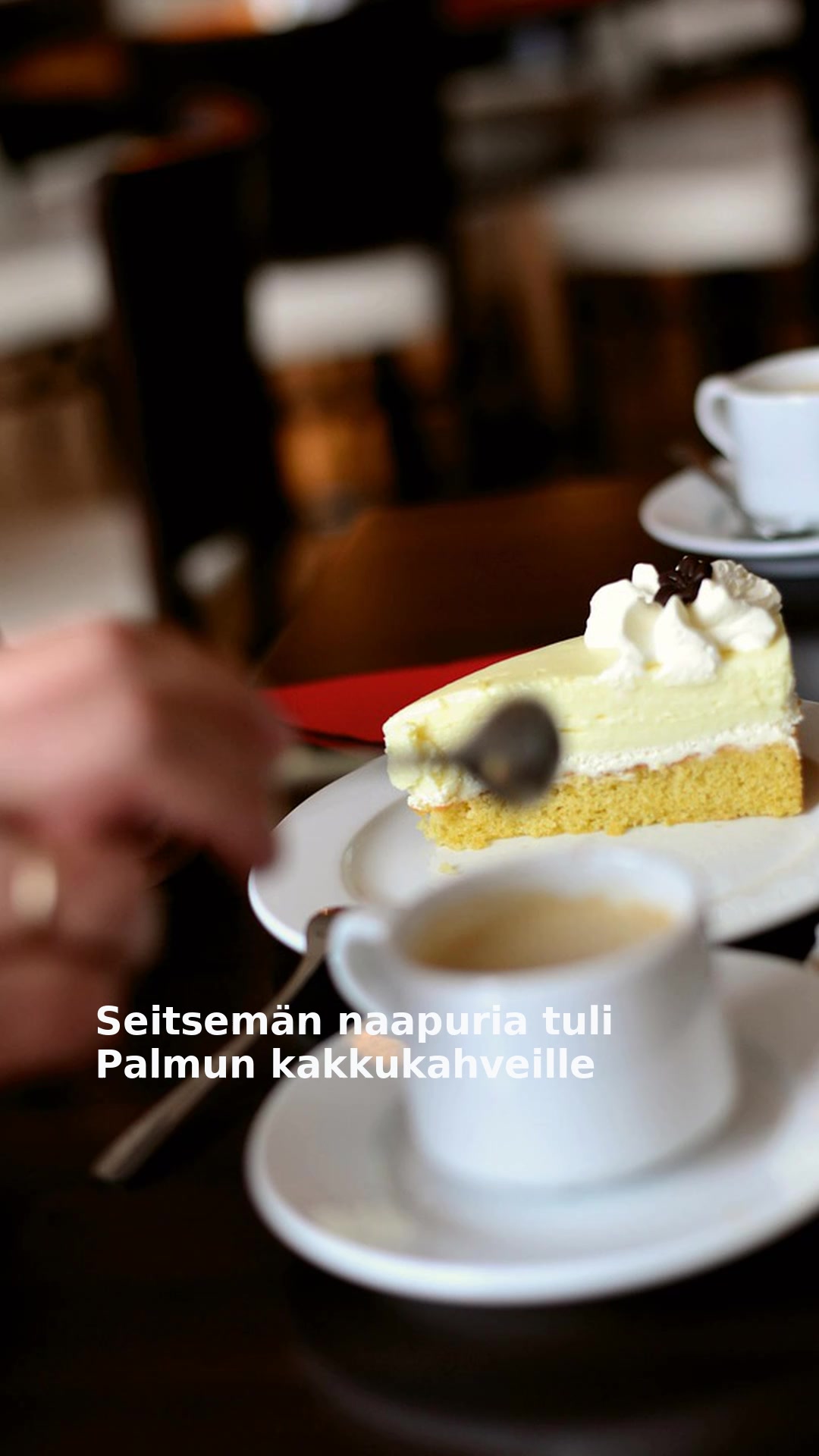Seitsemän naapuria tuli Palmun kakkukahveille
