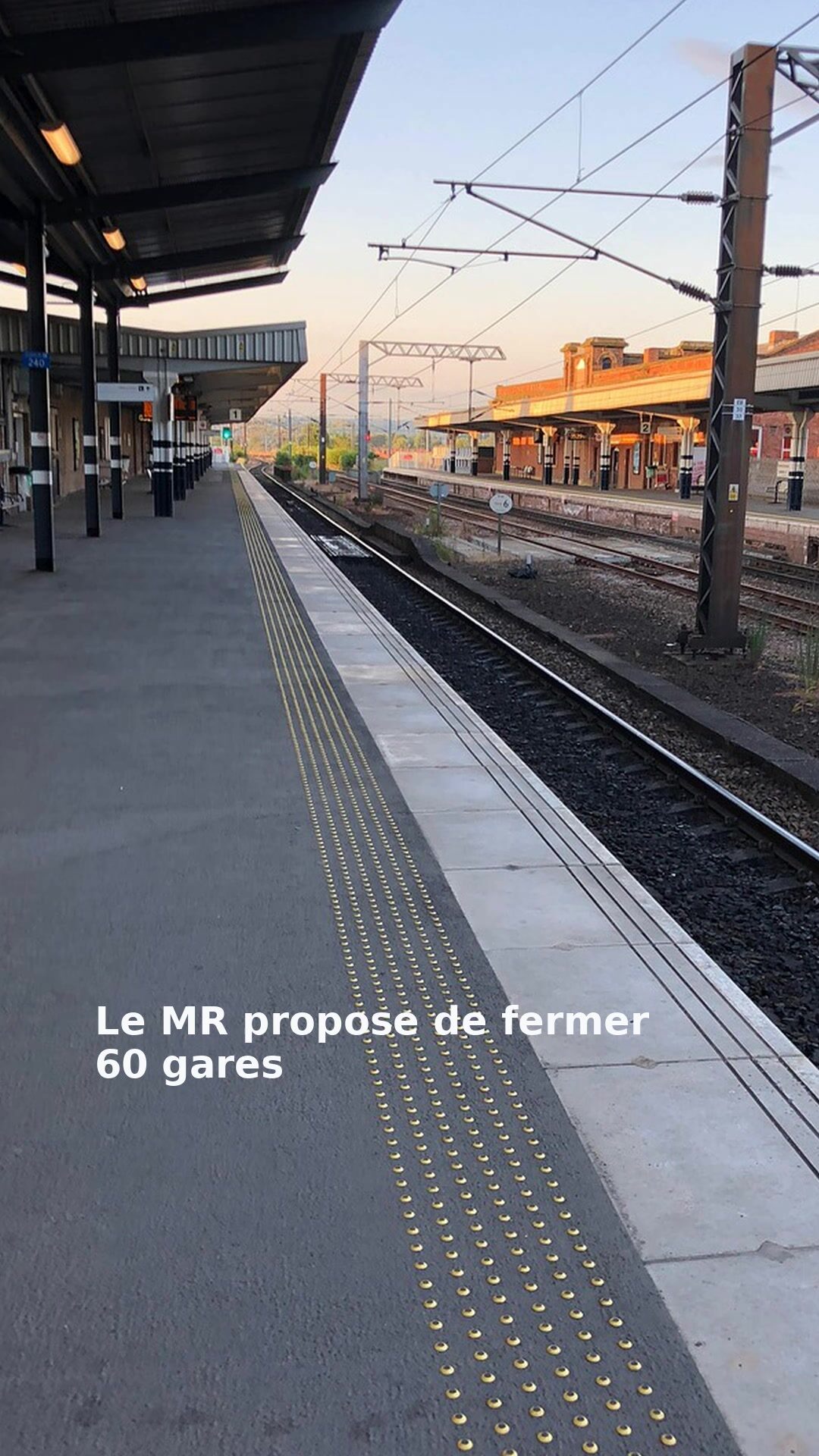 Le MR propose de fermer 60 gares
