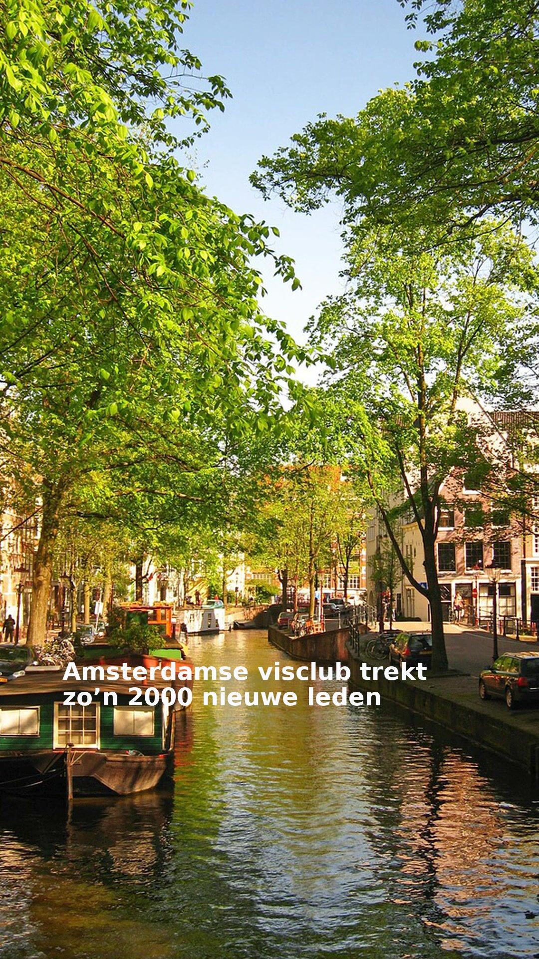 Amsterdamse visclub trekt zo’n 2000 nieuwe leden