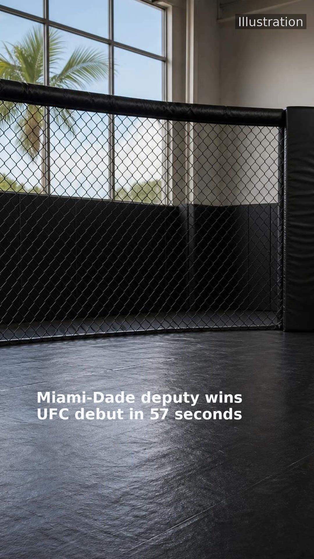 Miami-Dade deputy wins UFC debut in 57 seconds