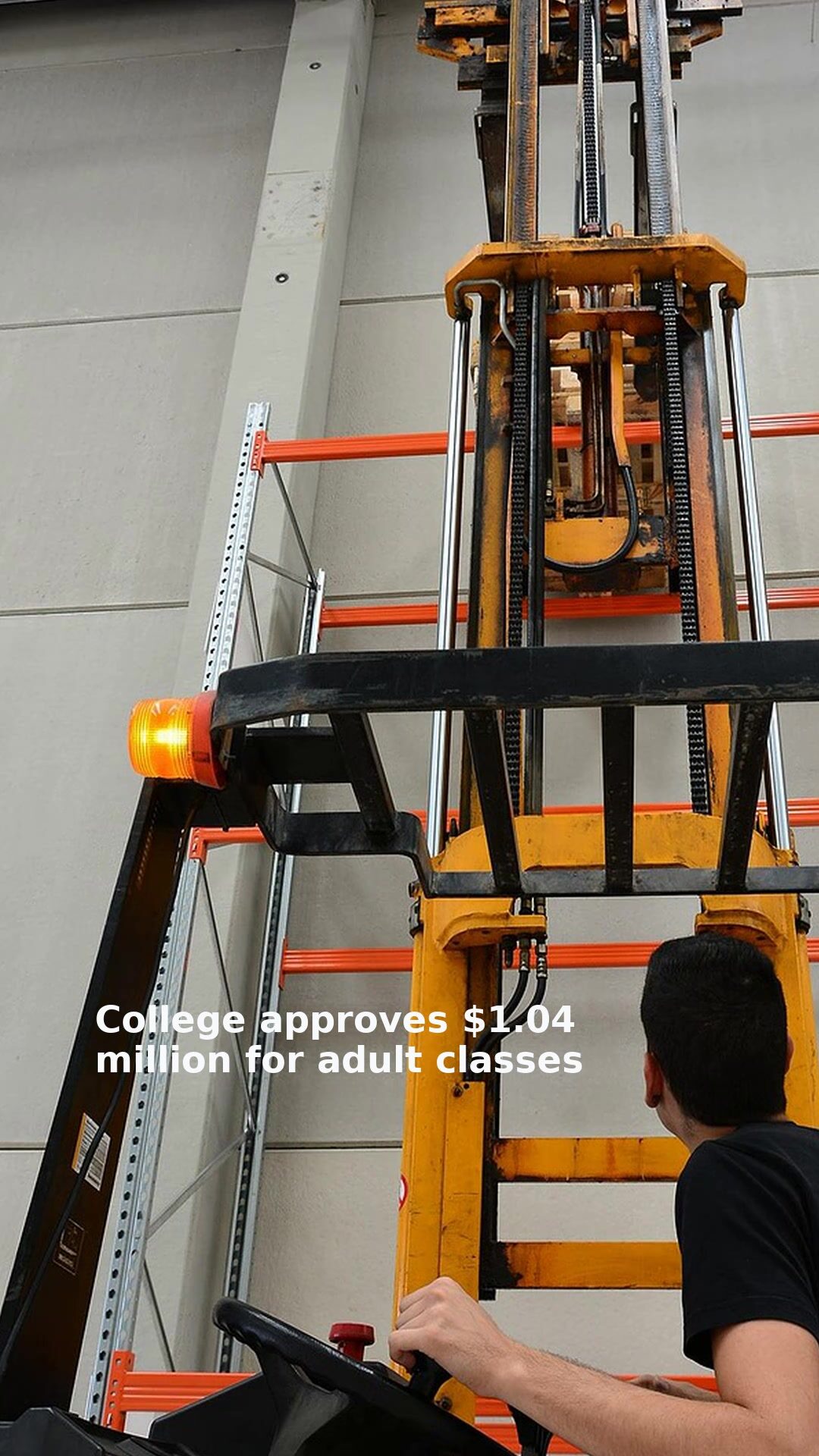 College approves $1.04 million for adult classes