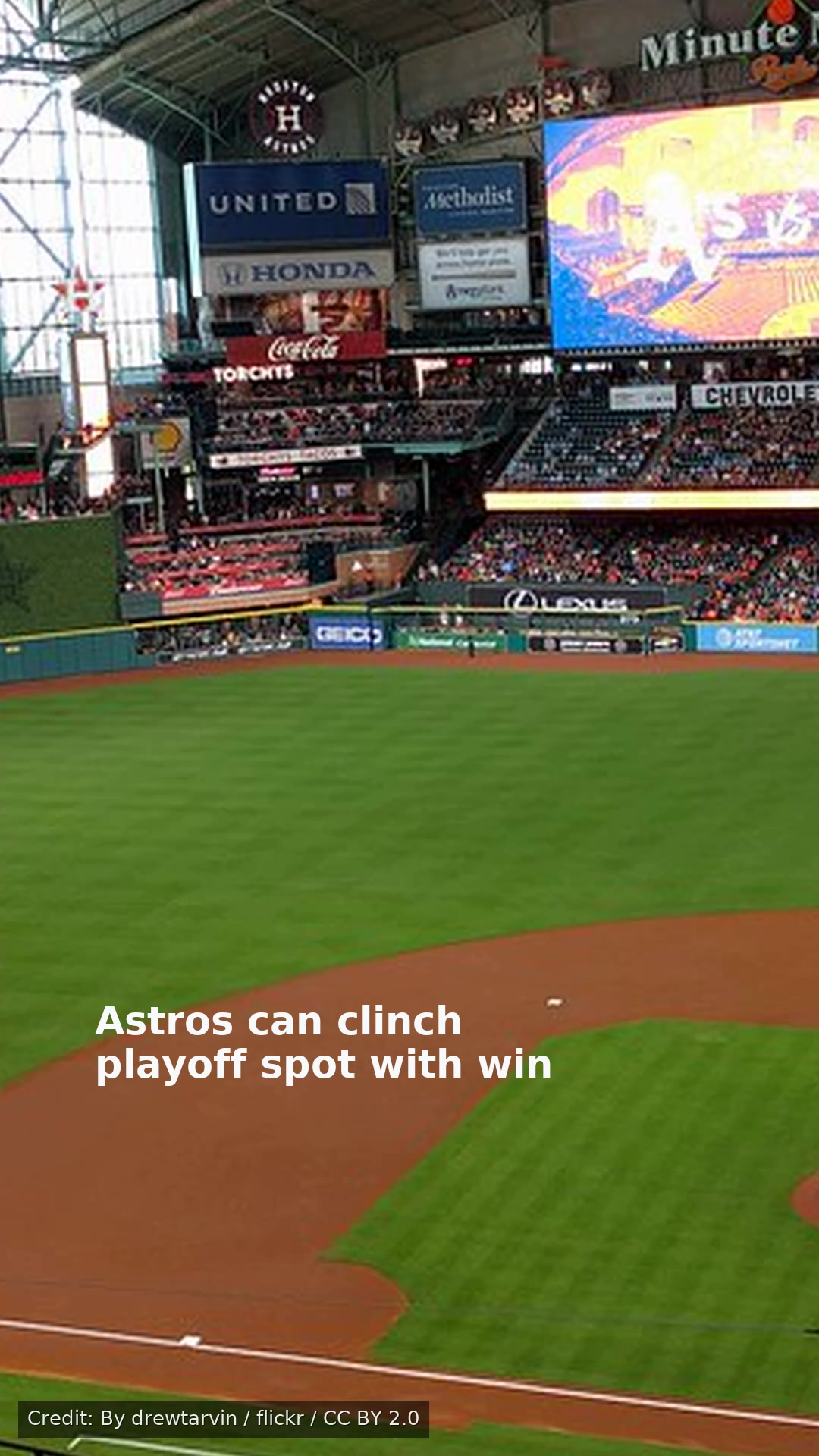 Astros can clinch playoff spot with win