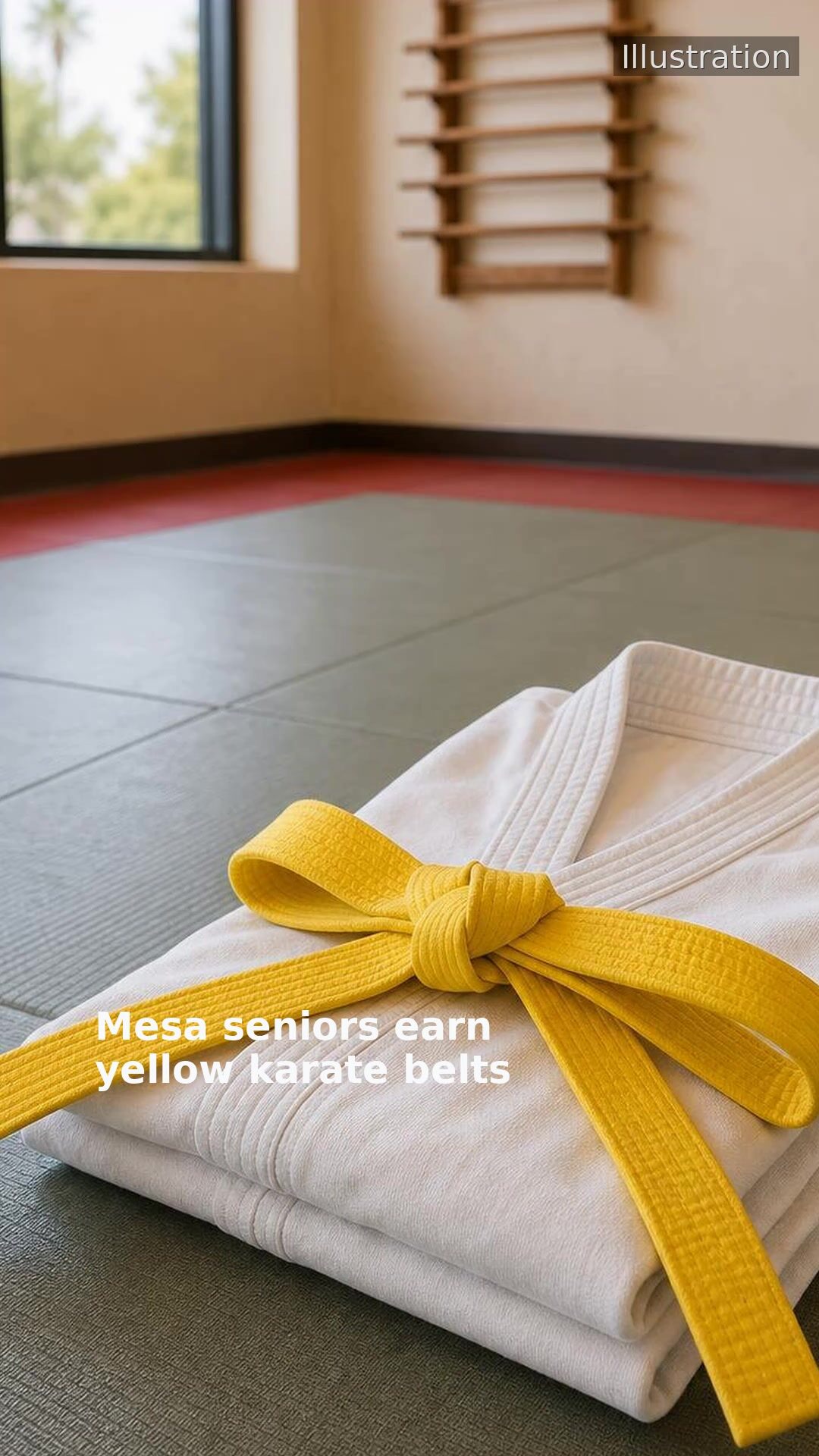 Mesa seniors earn yellow karate belts