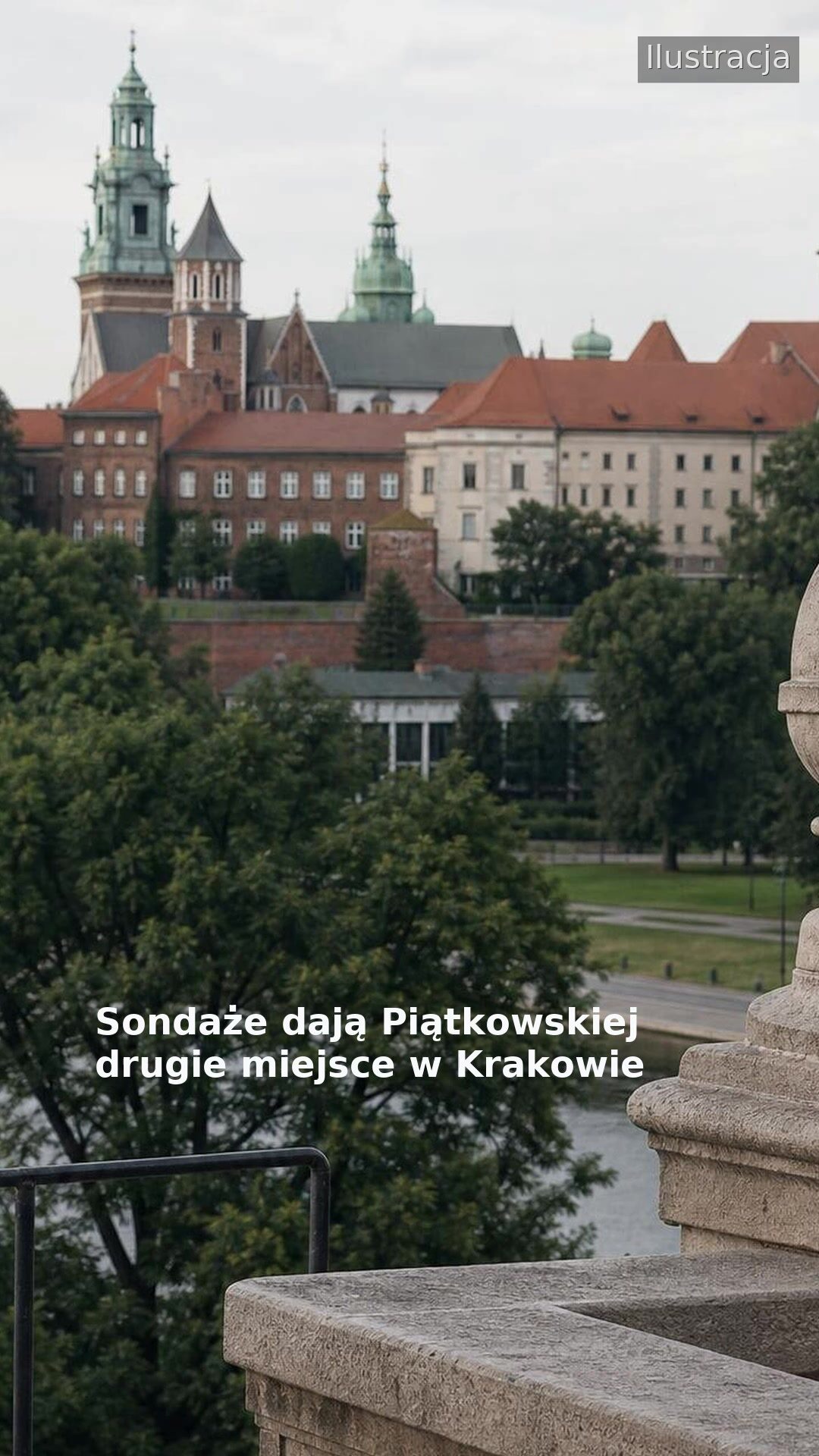 Sondaże dają Piątkowskiej drugie miejsce w Krakowie