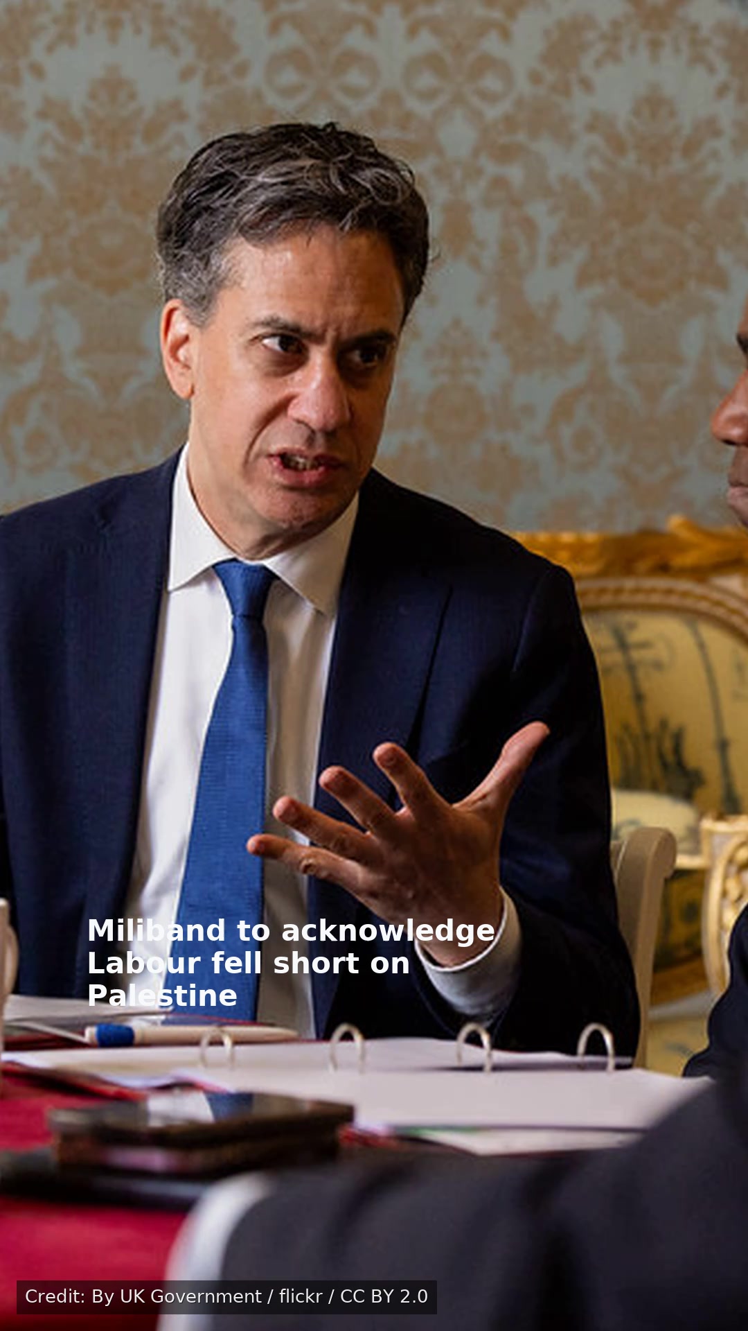 Miliband to acknowledge Labour fell short on Palestine