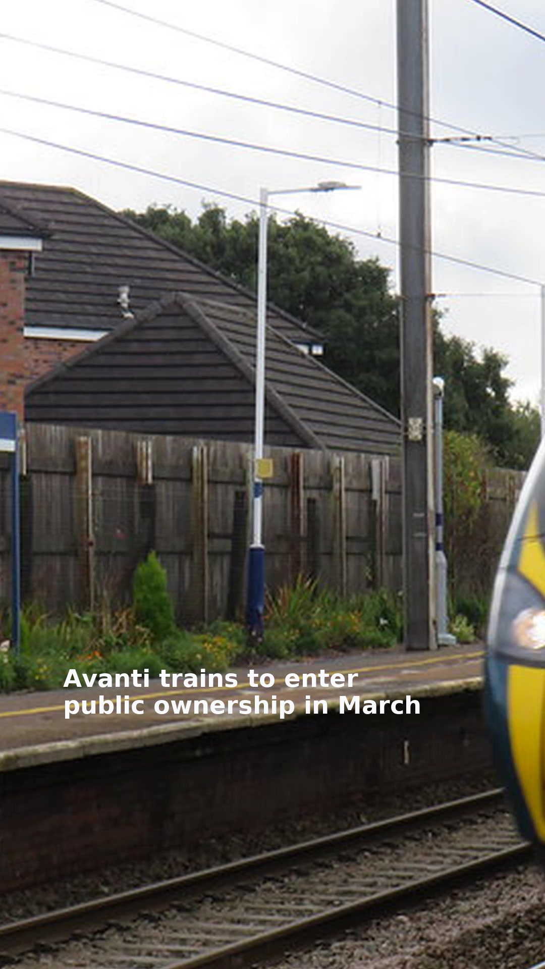 Avanti trains to enter public ownership in March