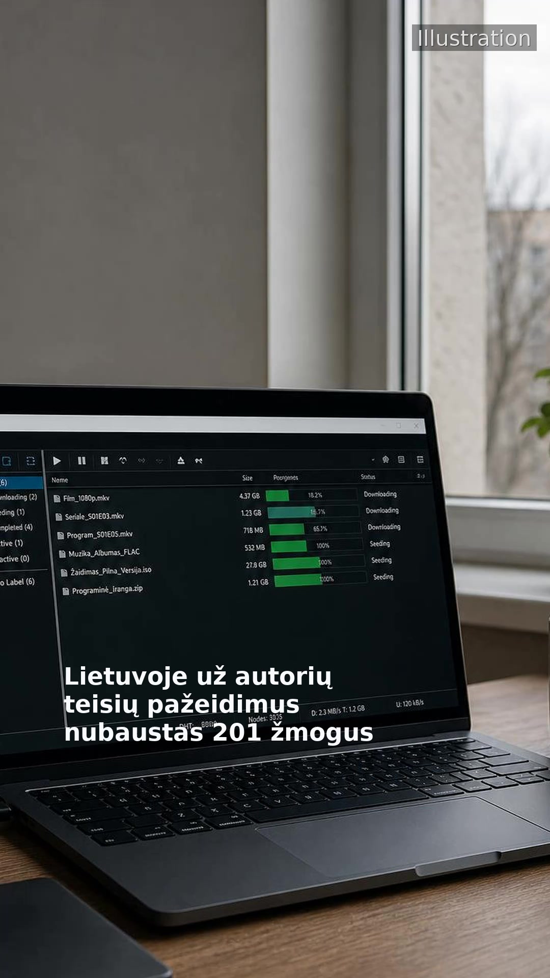 Lietuvoje už autorių teisių pažeidimus nubaustas 201 žmogus