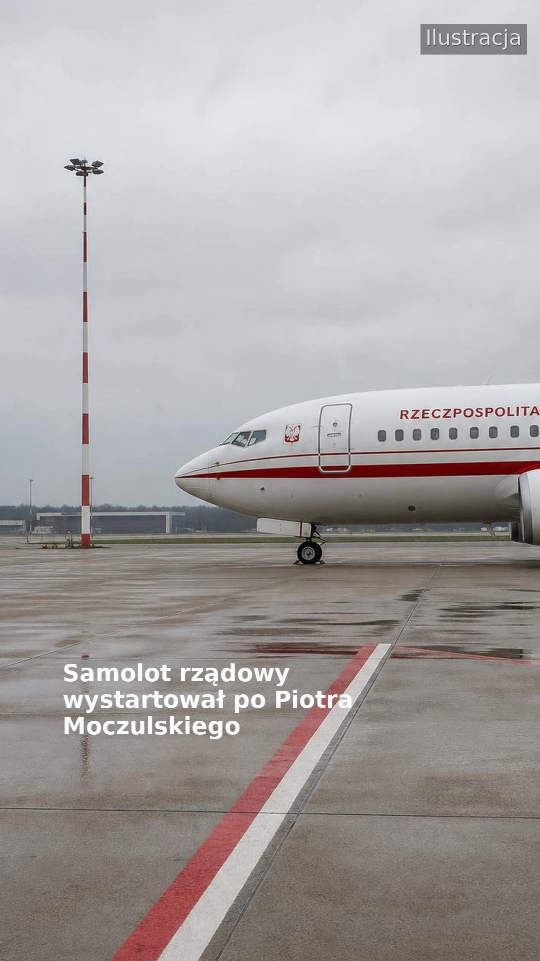 Samolot rządowy wystartował po Piotra Moczulskiego