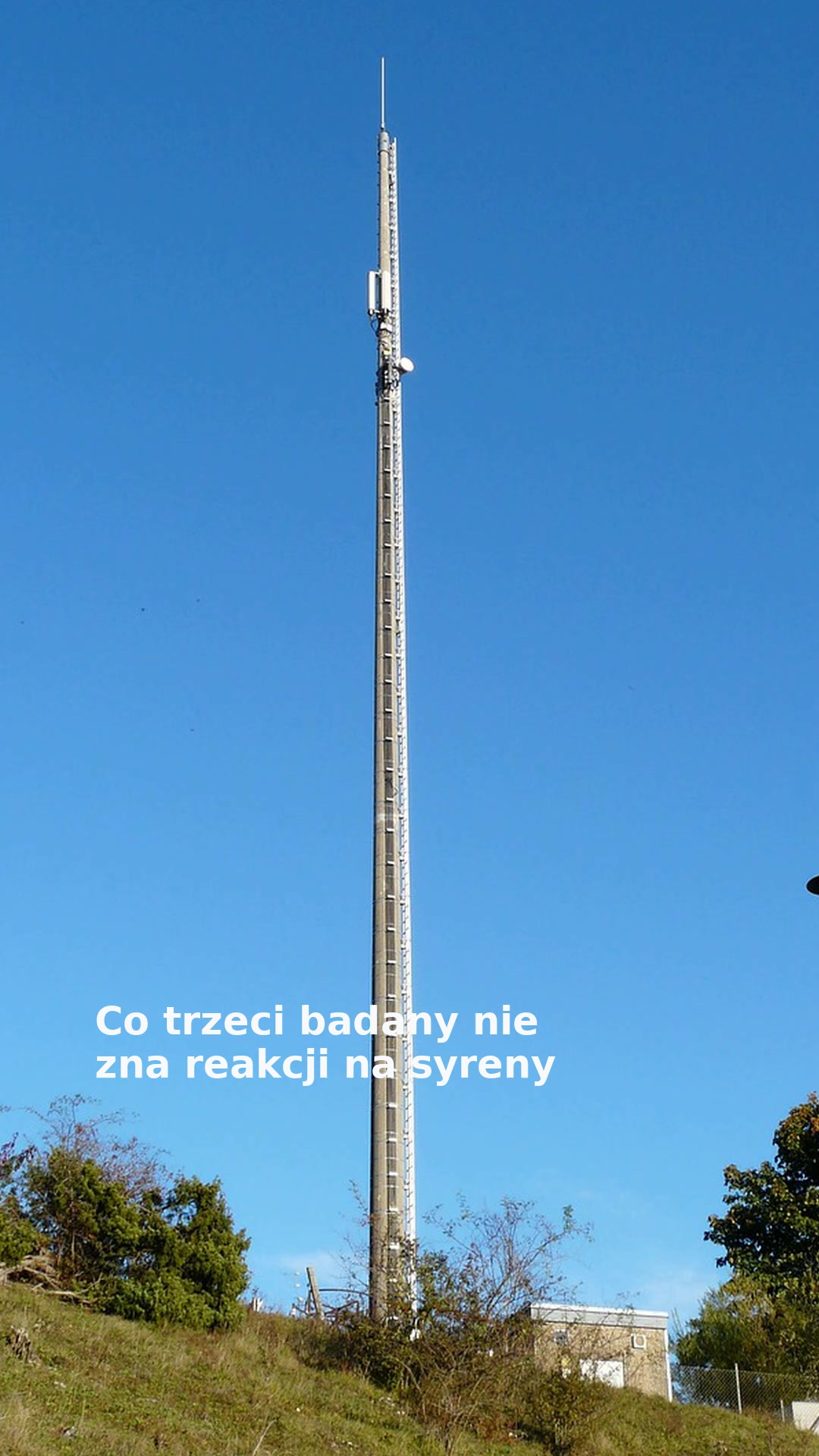 Co trzeci badany nie zna reakcji na syreny