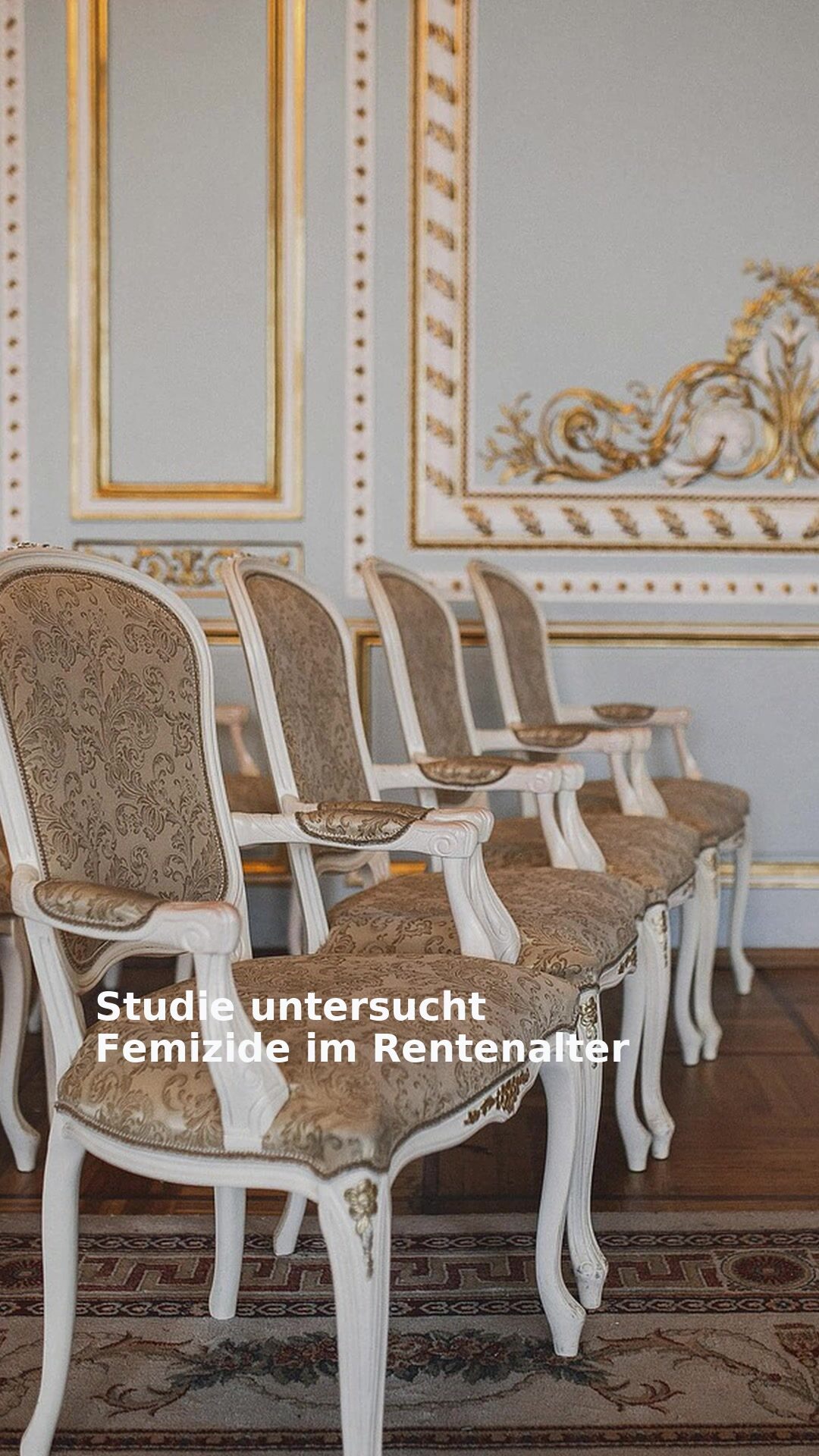 Studie untersucht Femizide im Rentenalter
