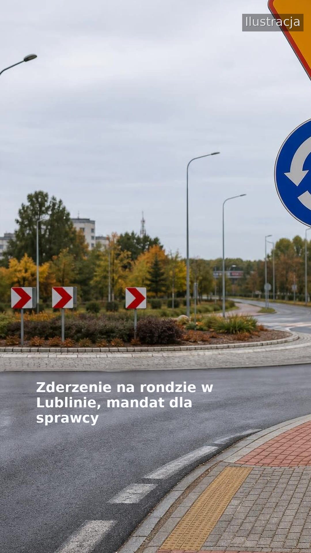 Zderzenie na rondzie w Lublinie, mandat dla sprawcy