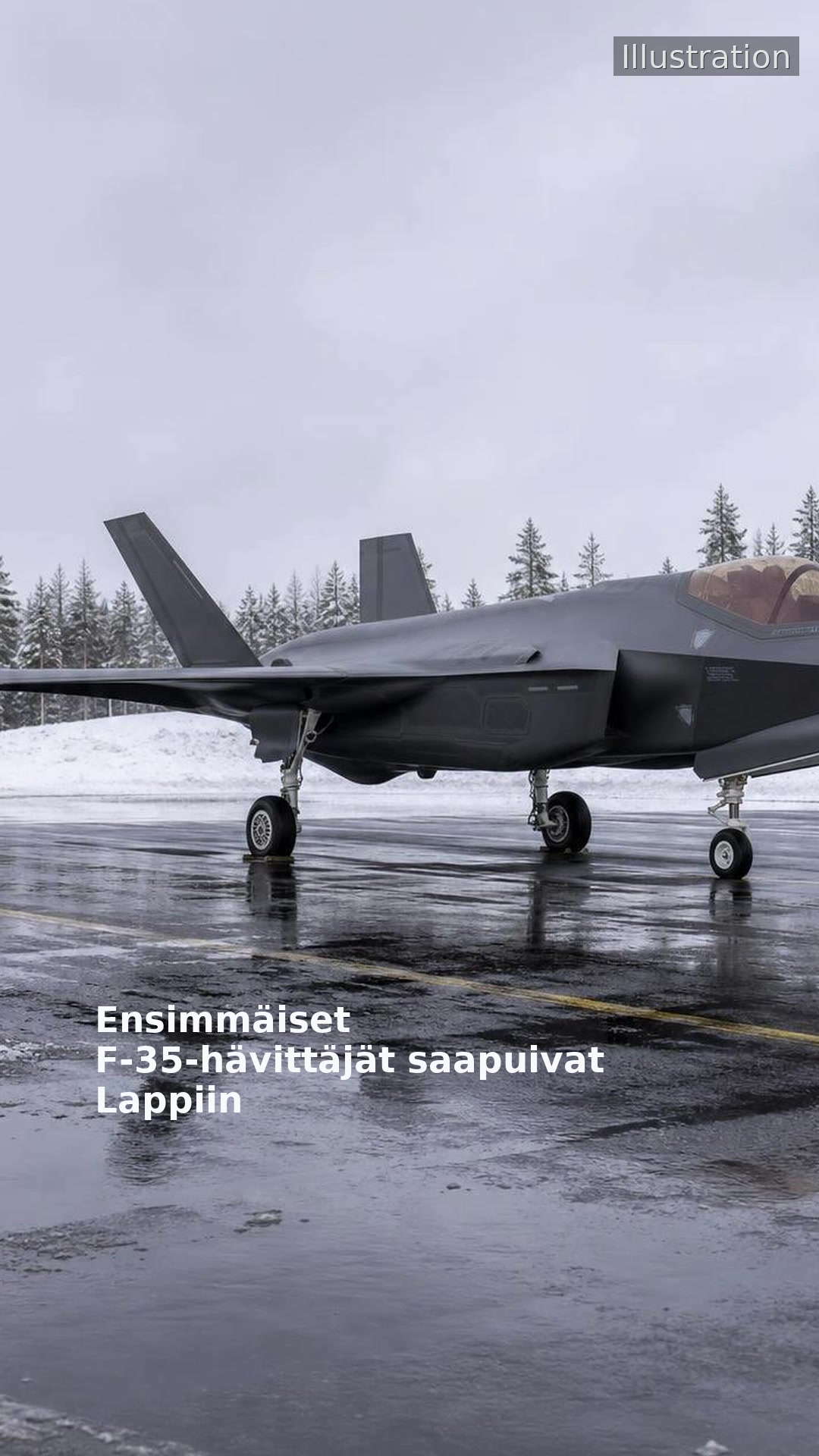 Ensimmäiset F-35-hävittäjät saapuivat Lappiin