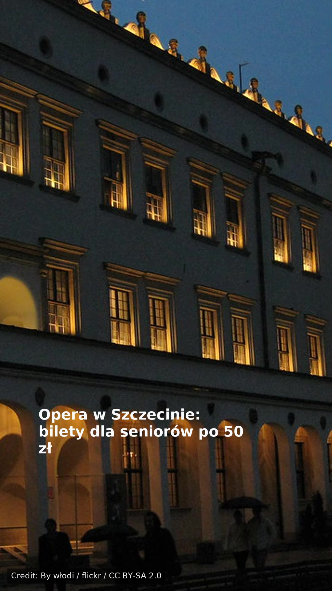 Opera w Szczecinie: bilety dla seniorów po 50 zł