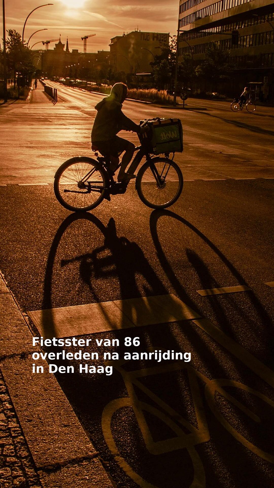 Fietsster van 86 overleden na aanrijding in Den Haag