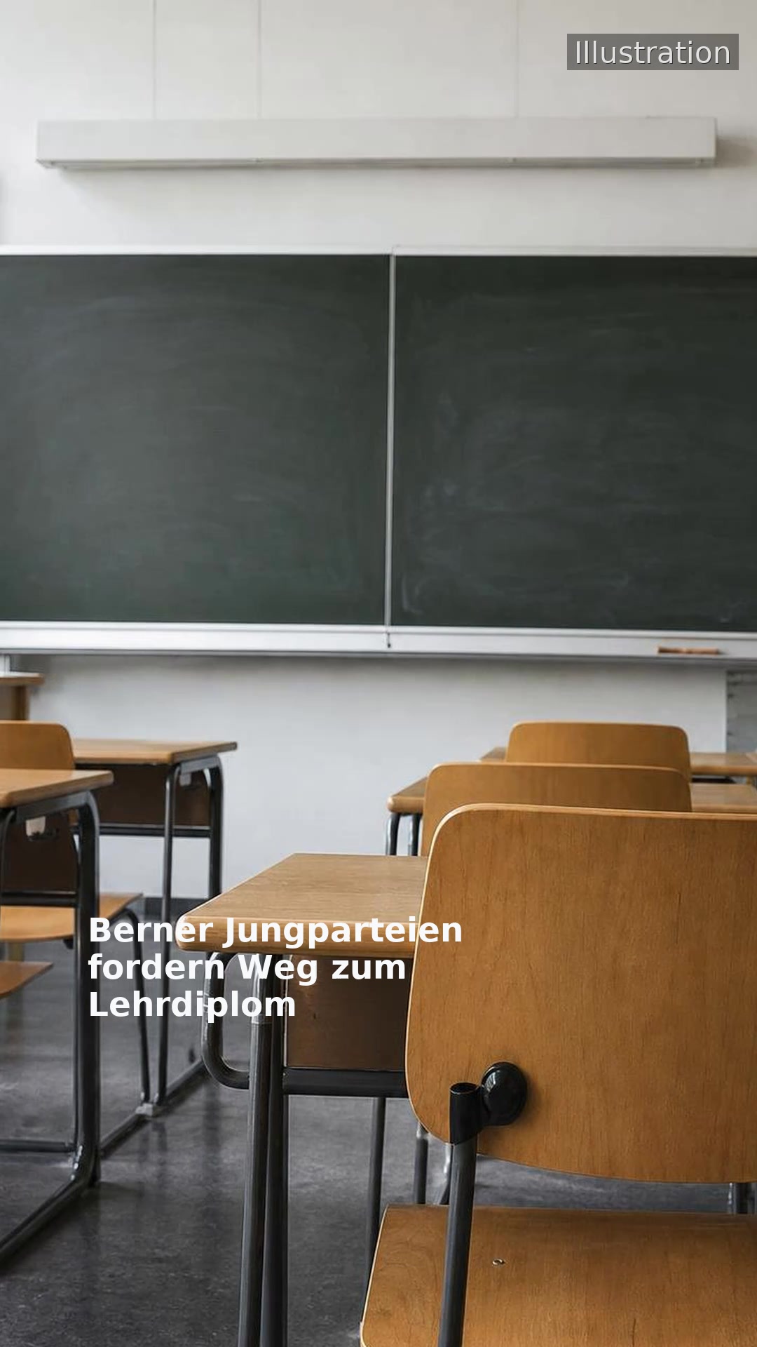 Berner Jungparteien fordern Weg zum Lehrdiplom