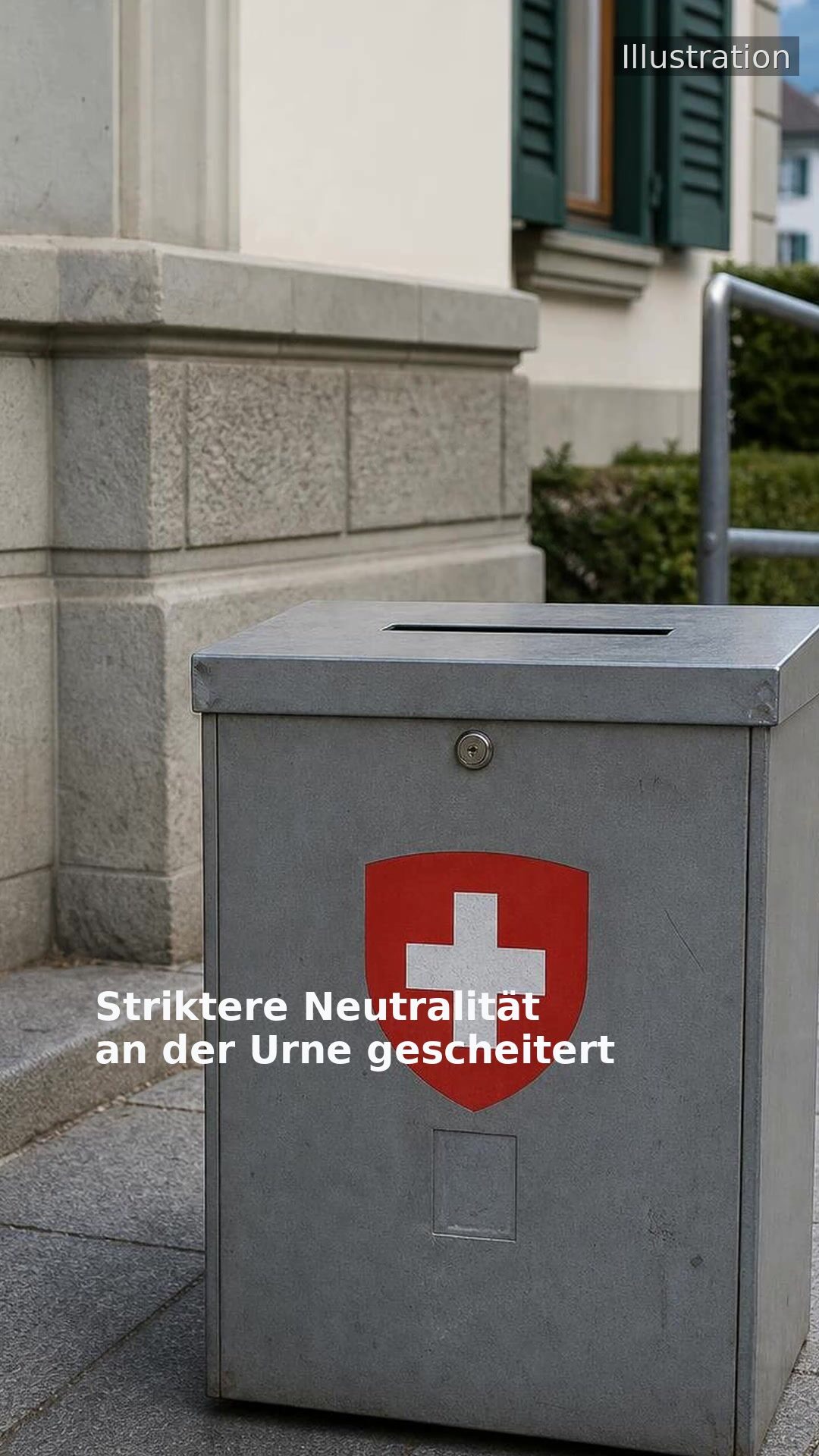 Striktere Neutralität an der Urne gescheitert