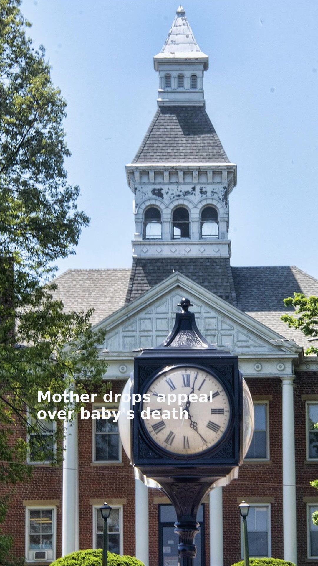 Mother drops appeal over baby's death