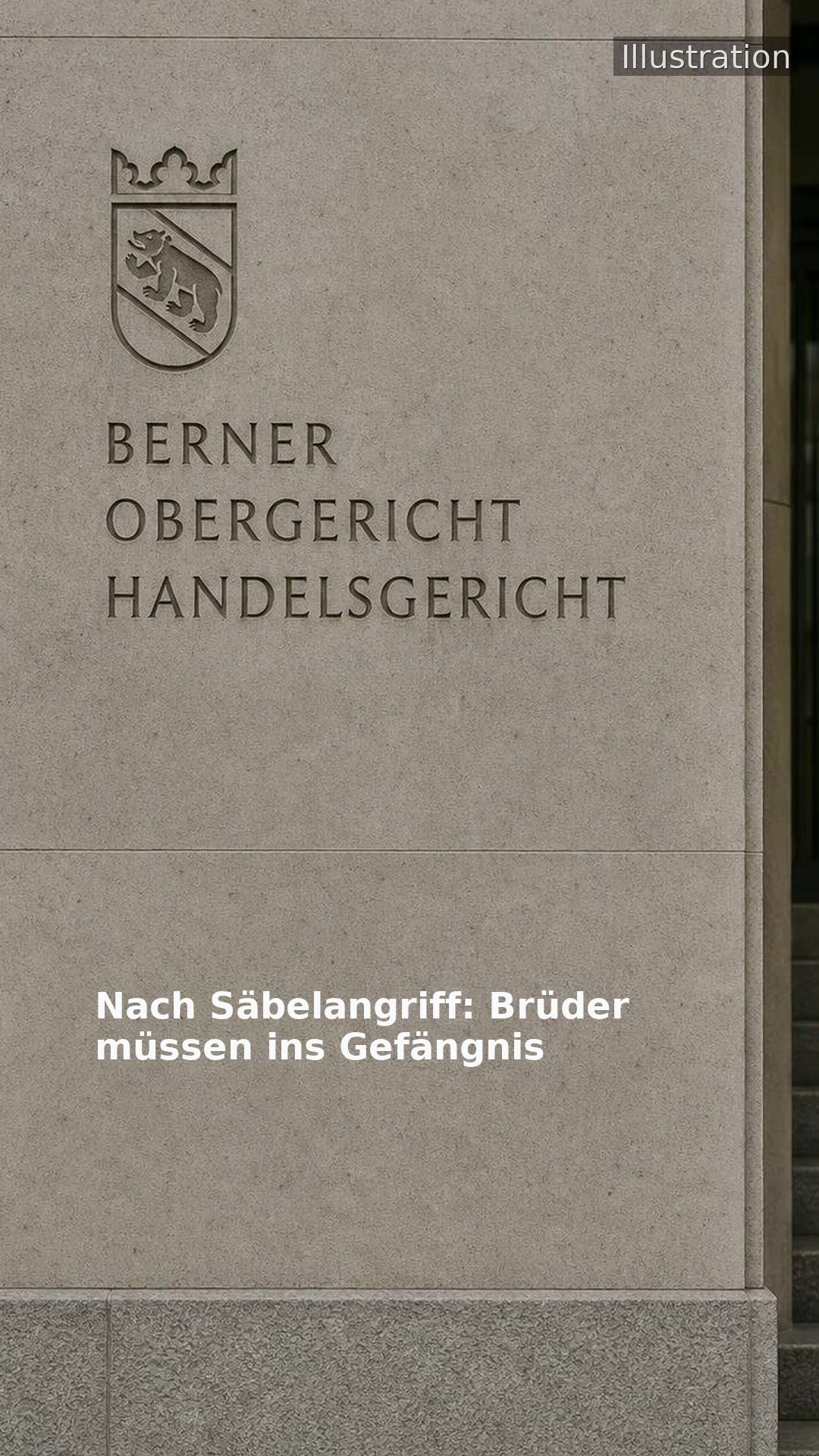Nach Säbelangriff: Brüder müssen ins Gefängnis