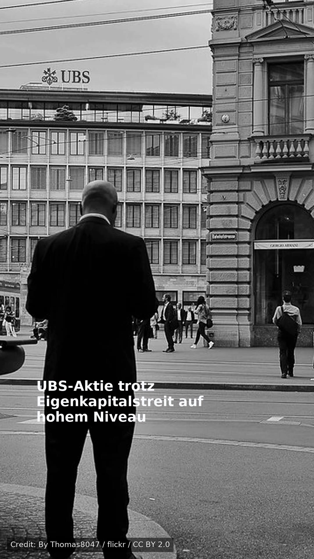 UBS-Aktie trotz Eigenkapitalstreit auf hohem Niveau