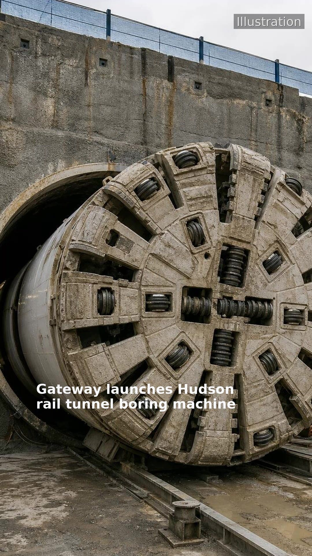 Gateway launches Hudson rail tunnel boring machine
