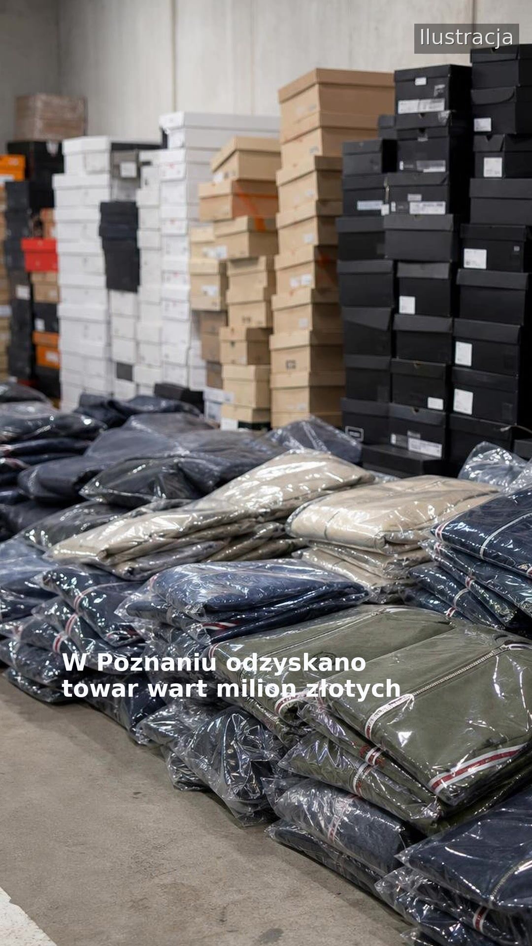 W Poznaniu odzyskano towar wart milion złotych
