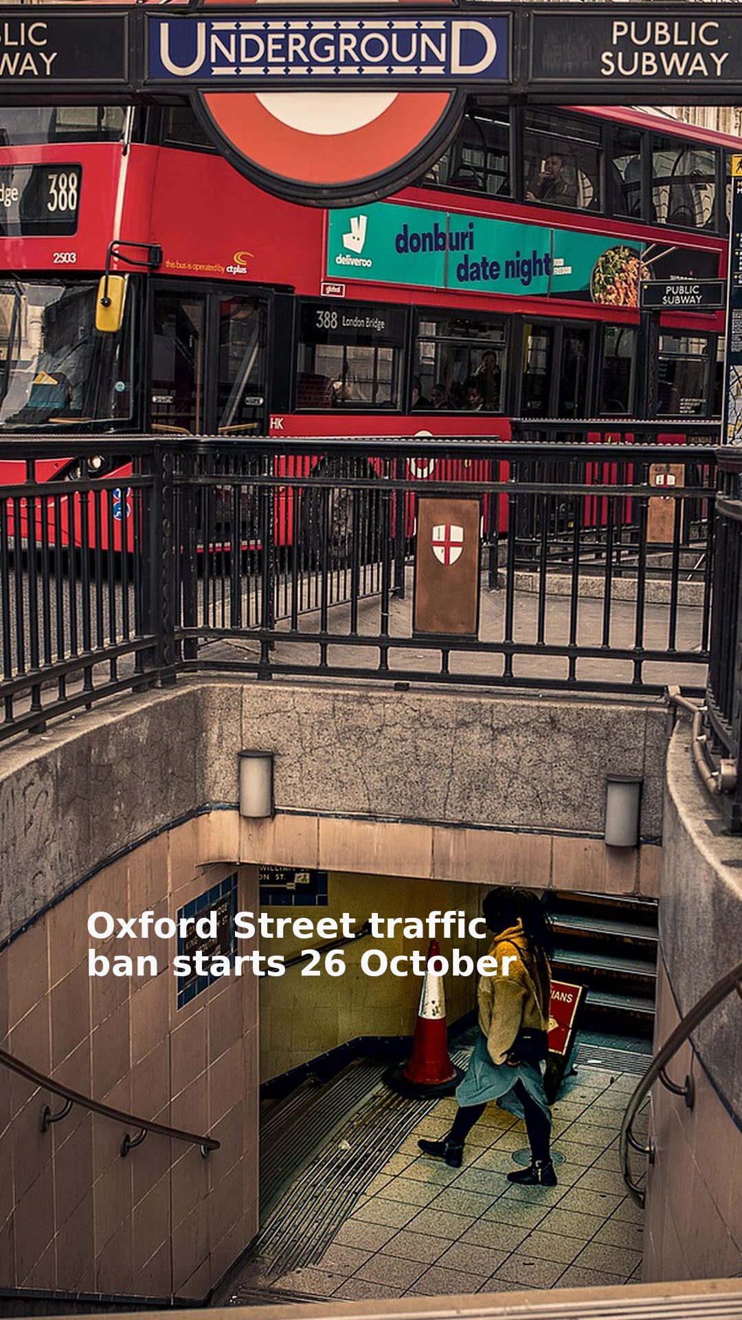Oxford Street traffic ban starts 26 October