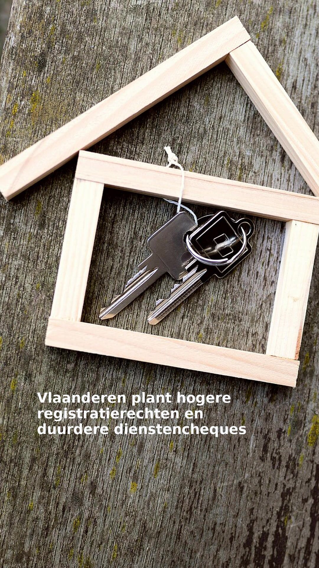Vlaanderen plant hogere registratierechten en duurdere dienstencheques