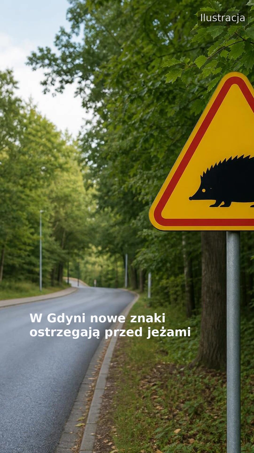 W Gdyni nowe znaki ostrzegają przed jeżami