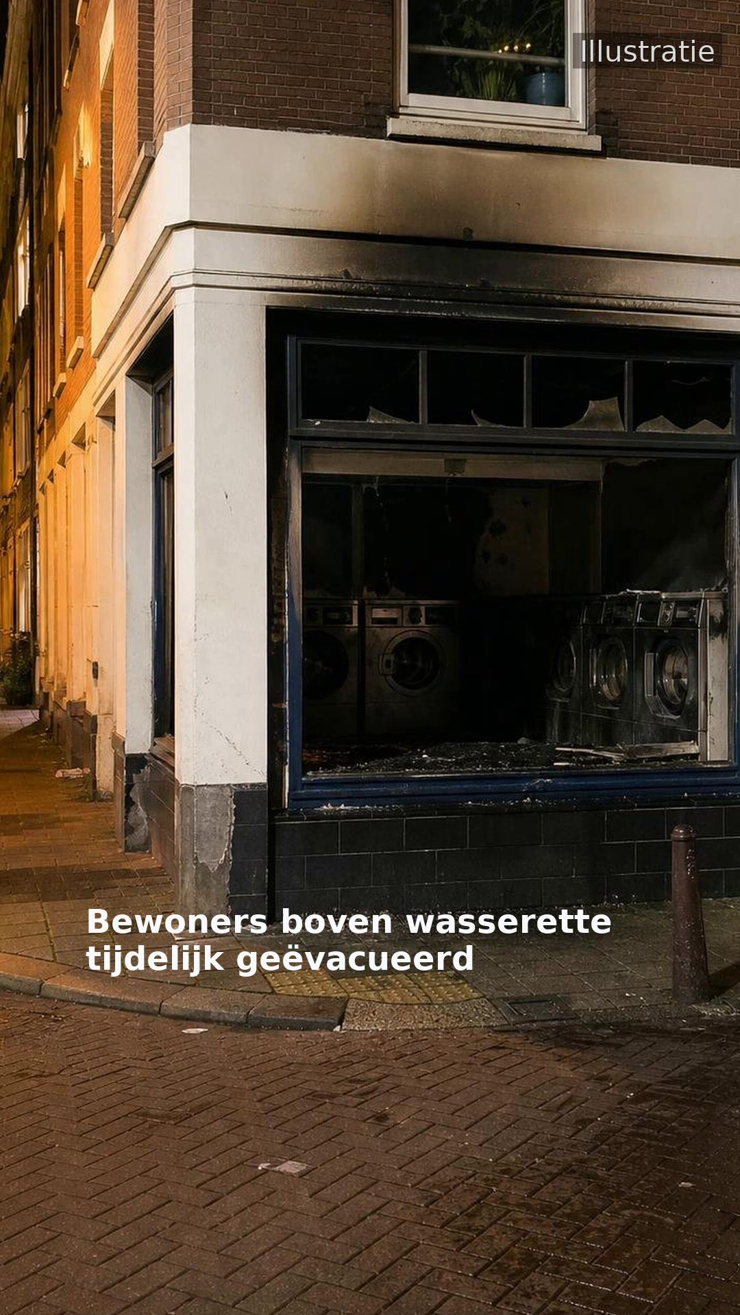 Bewoners boven wasserette tijdelijk geëvacueerd