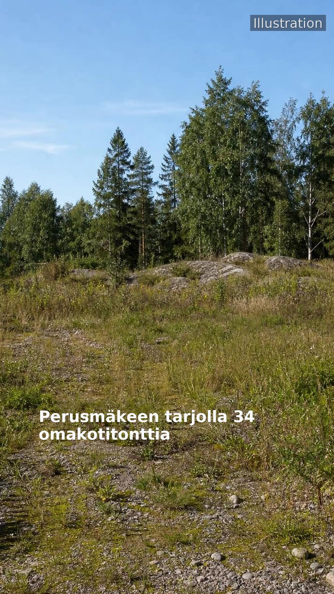 Perusmäkeen tarjolla 34 omakotitonttia