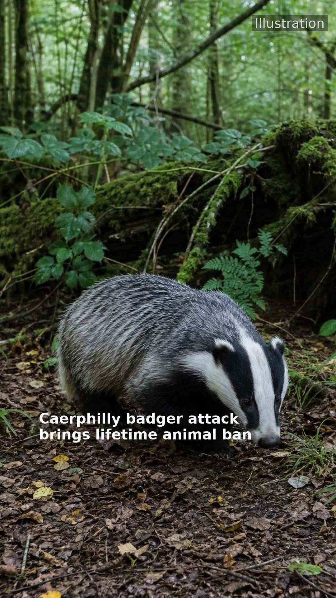 Caerphilly badger attack brings lifetime animal ban