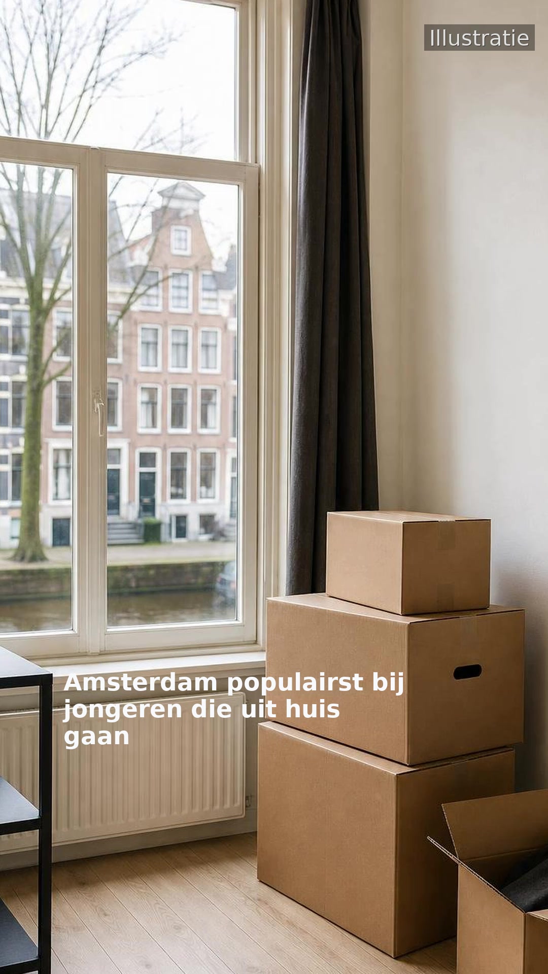 Amsterdam populairst bij jongeren die uit huis gaan