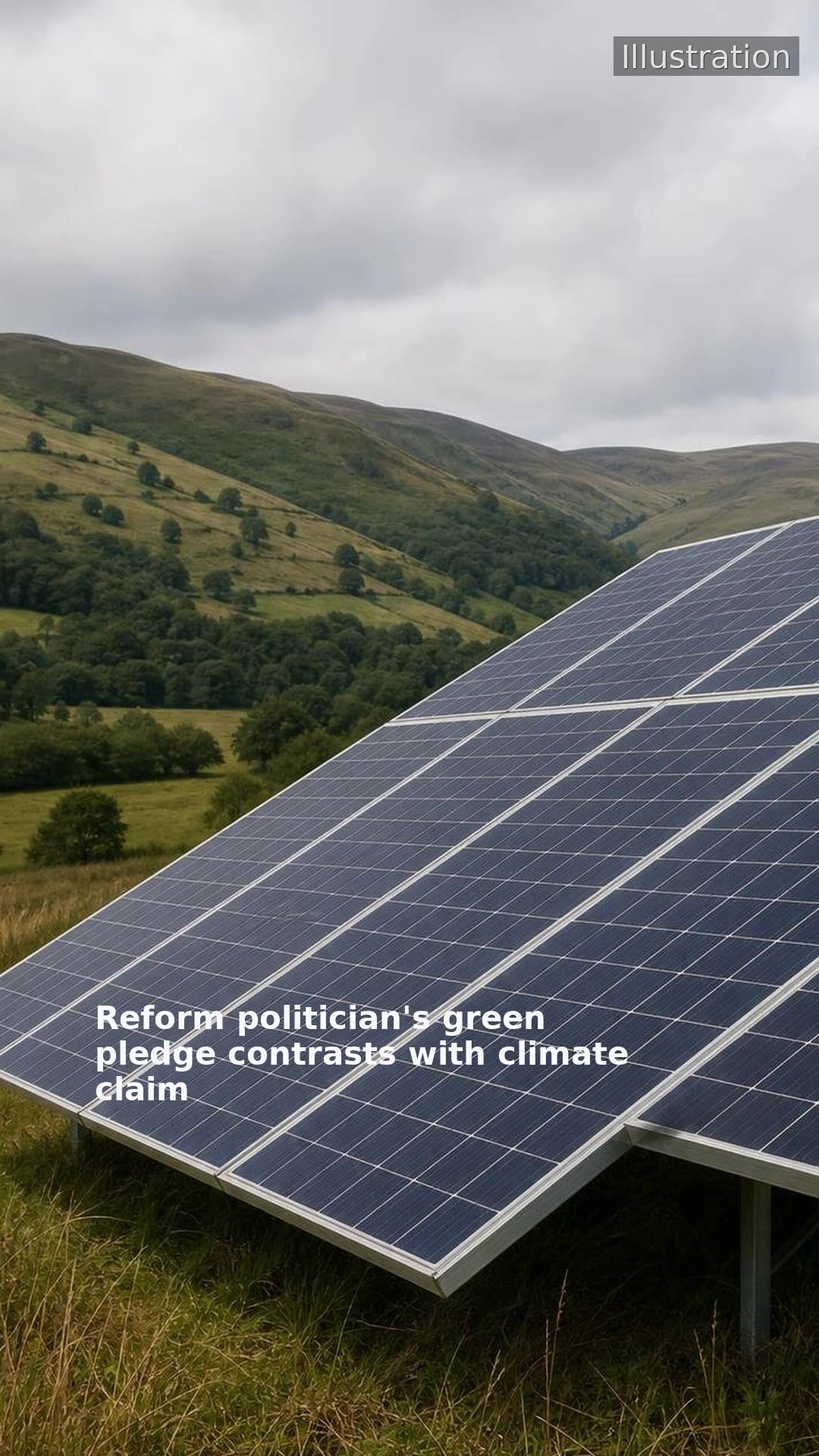 Reform politician's green pledge contrasts with climate claim