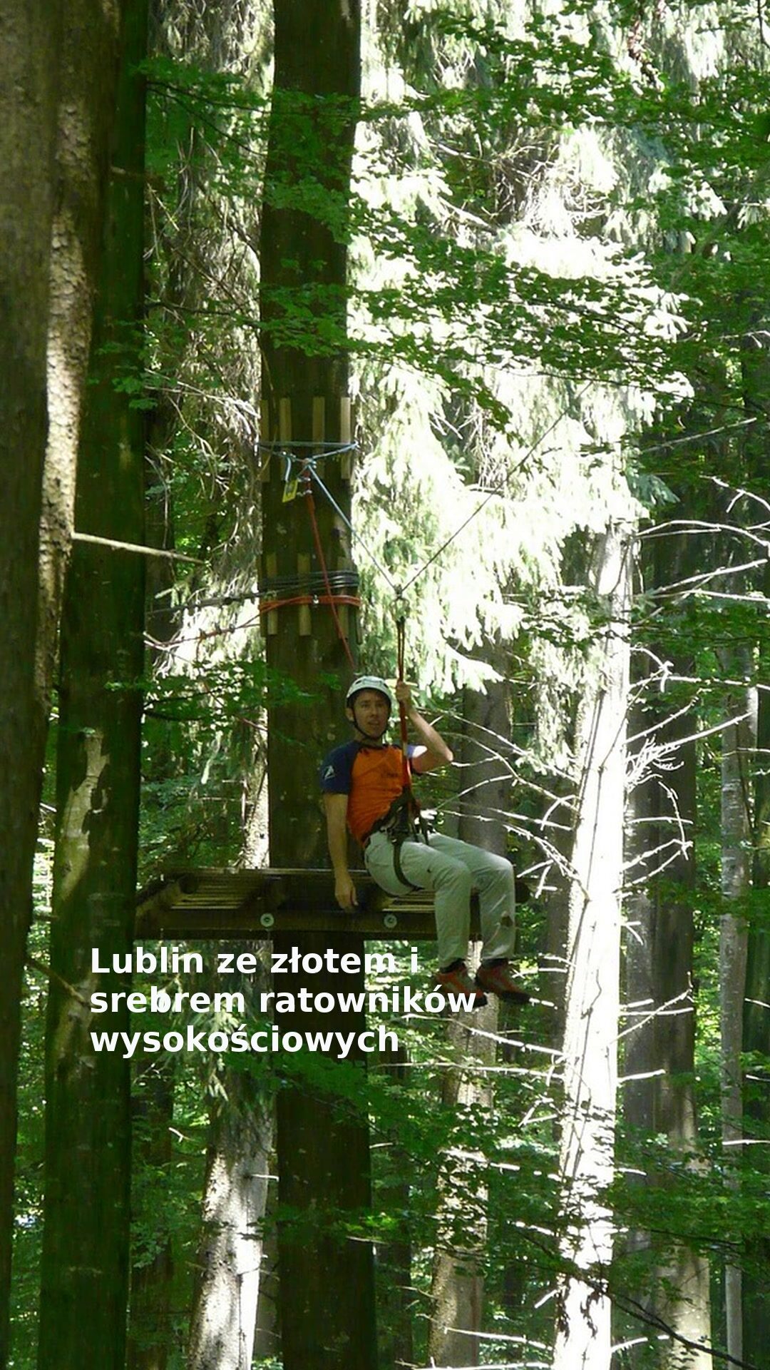 Lublin ze złotem i srebrem ratowników wysokościowych