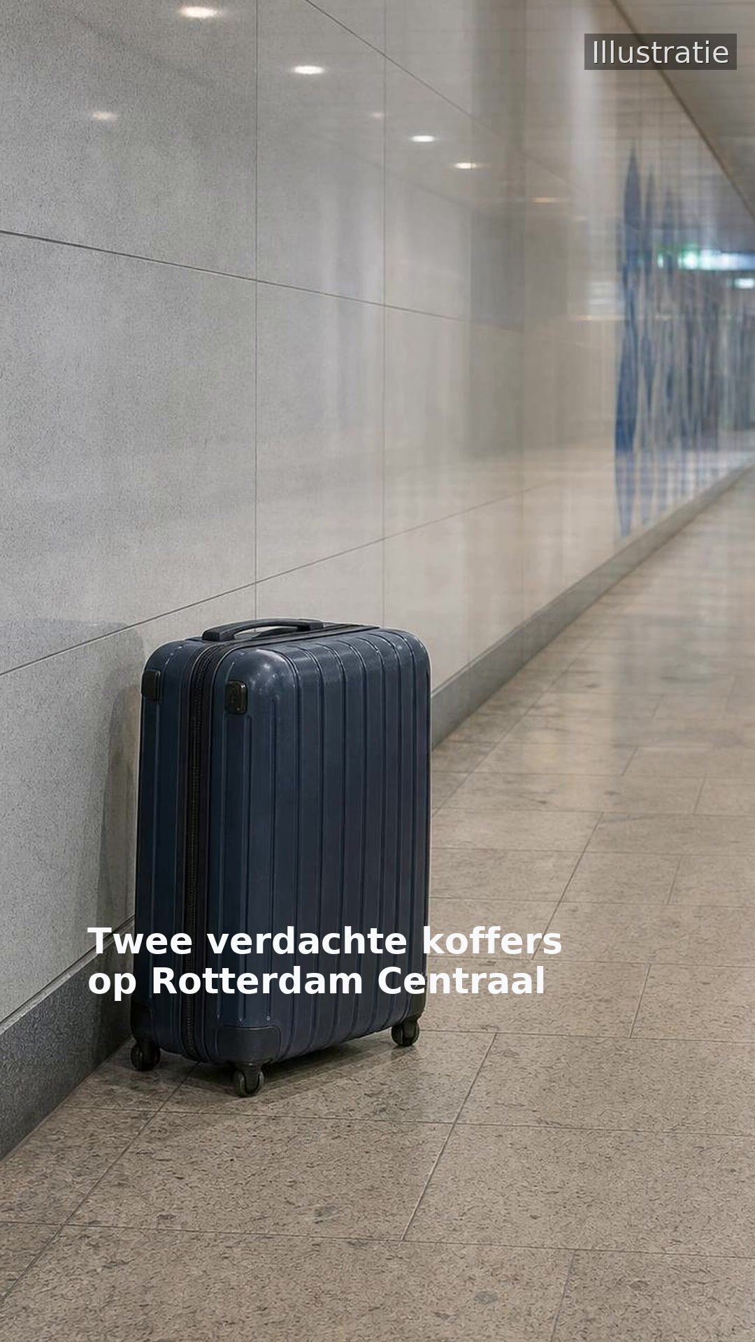 Twee verdachte koffers op Rotterdam Centraal