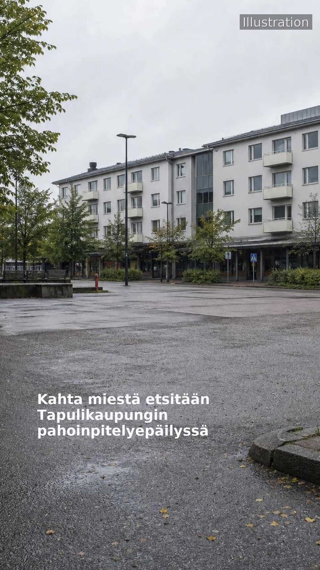 Kahta miestä etsitään Tapulikaupungin pahoinpitelyepäilyssä