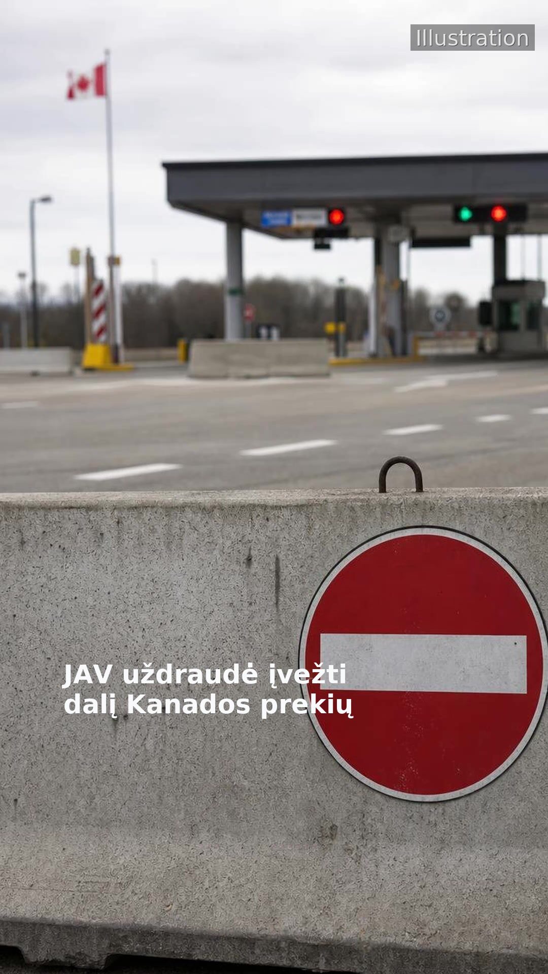 JAV uždraudė įvežti dalį Kanados prekių