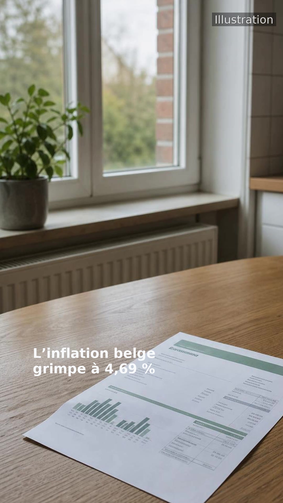 L’inflation belge grimpe à 4,69 %