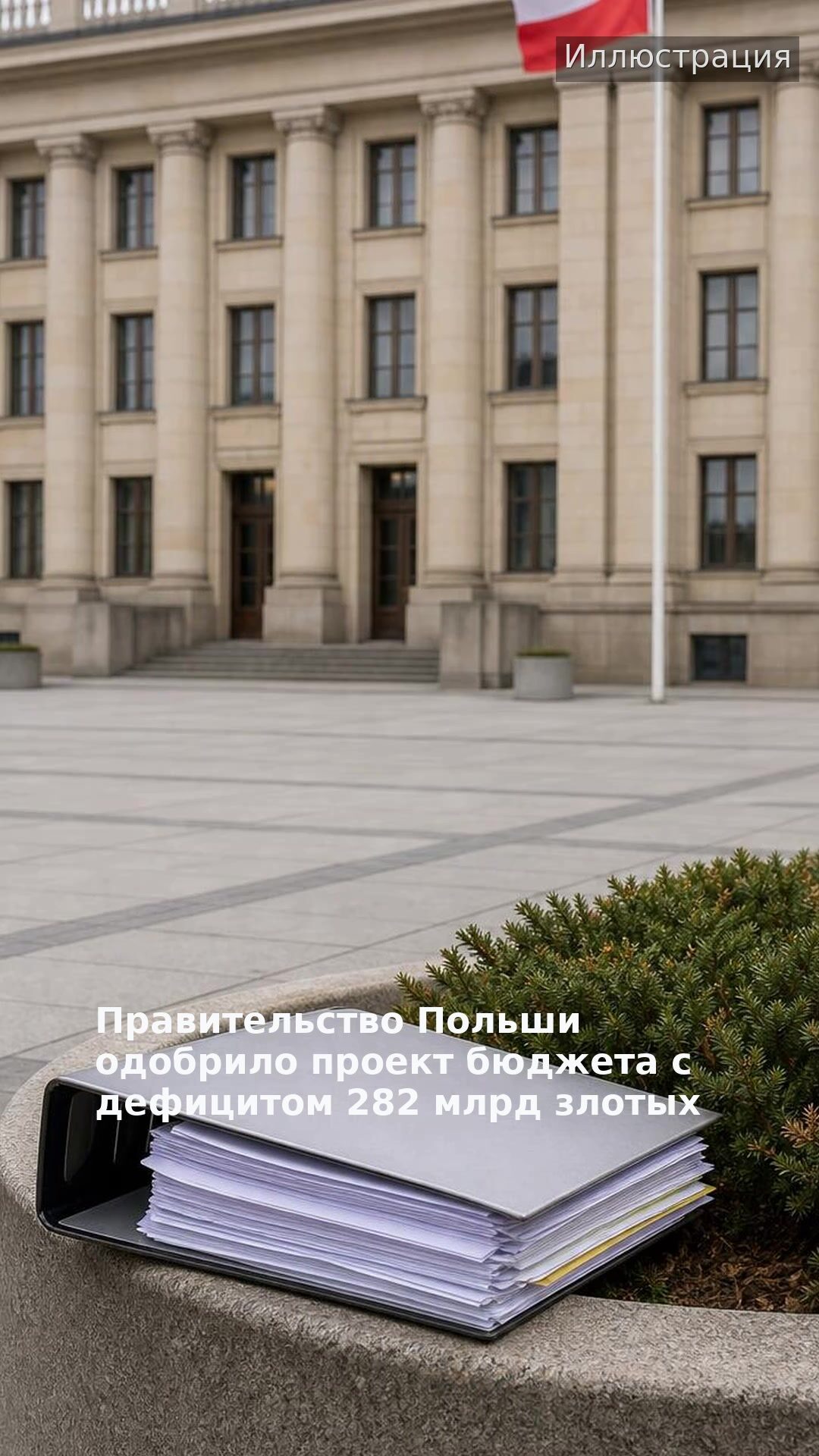 Правительство Польши одобрило проект бюджета с дефицитом 282 млрд злотых