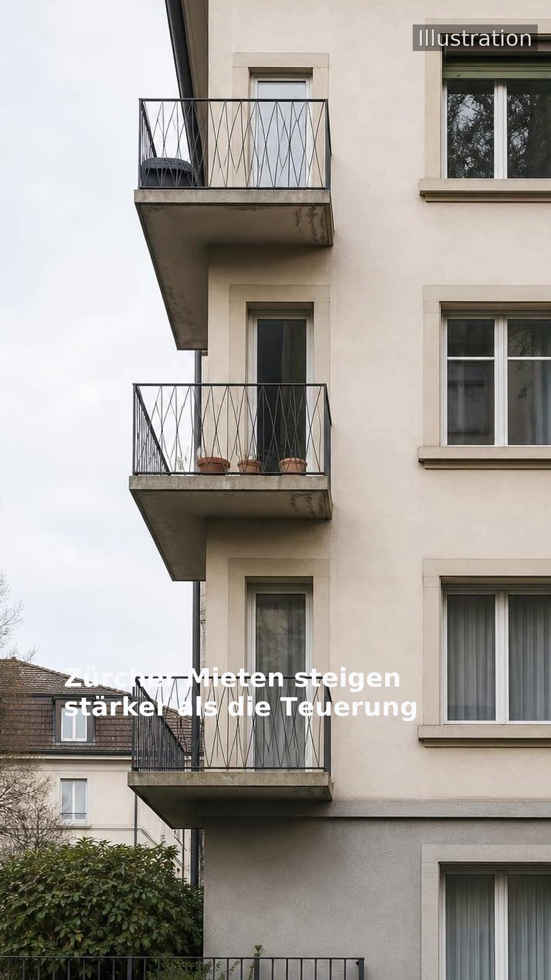 Zürcher Mieten steigen stärker als die Teuerung