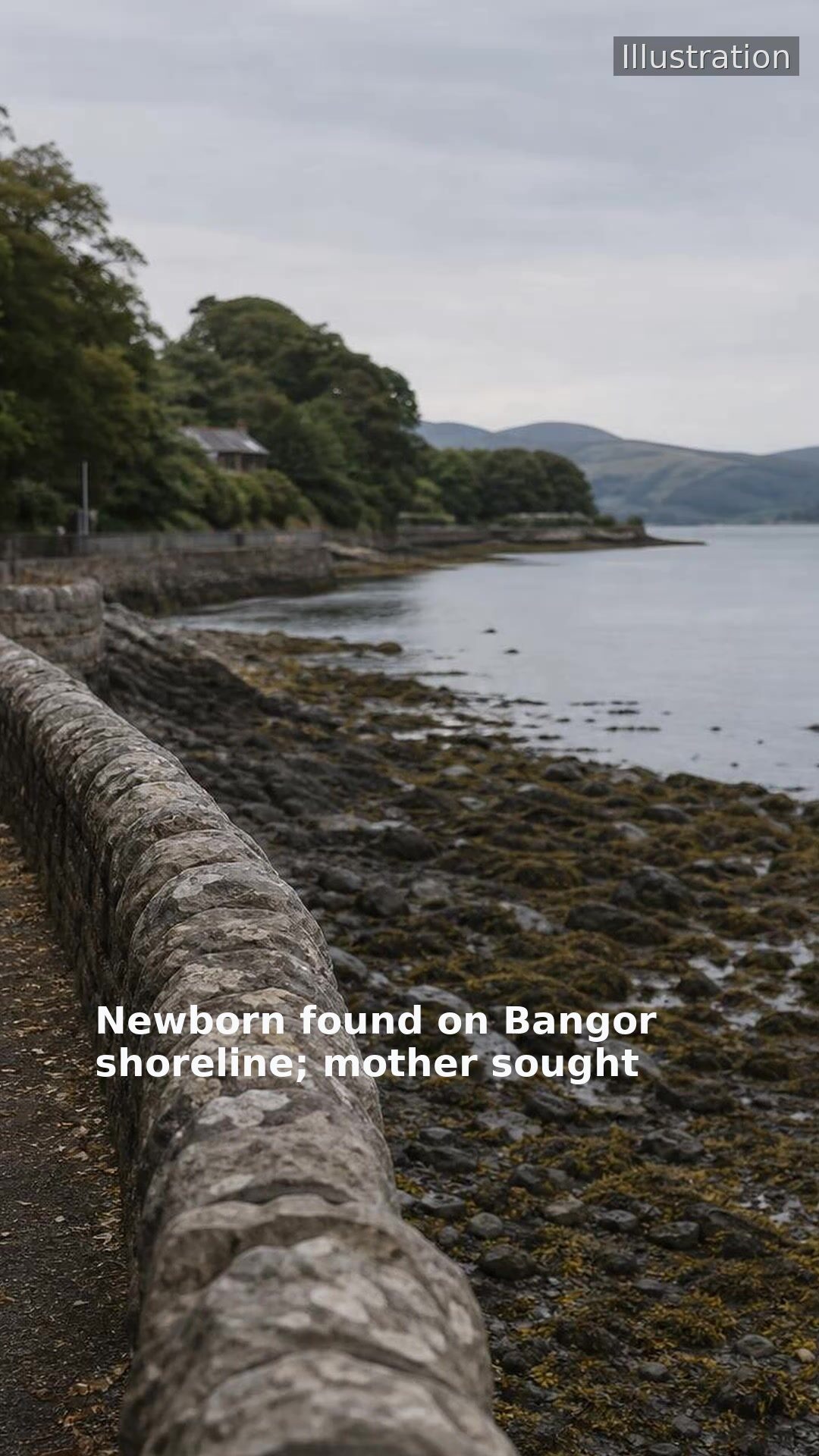 Newborn found on Bangor shoreline; mother sought