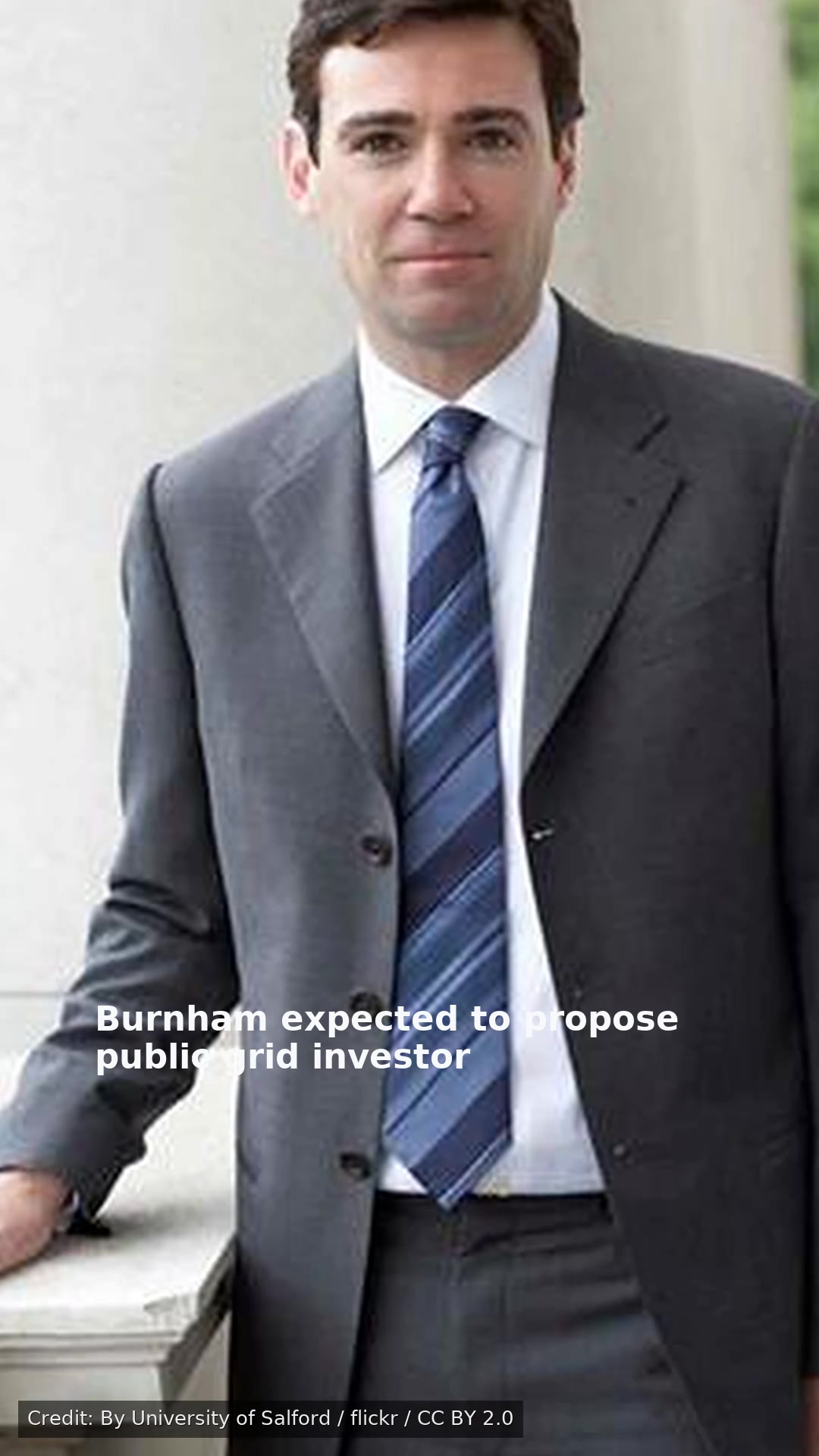 Burnham expected to propose public grid investor