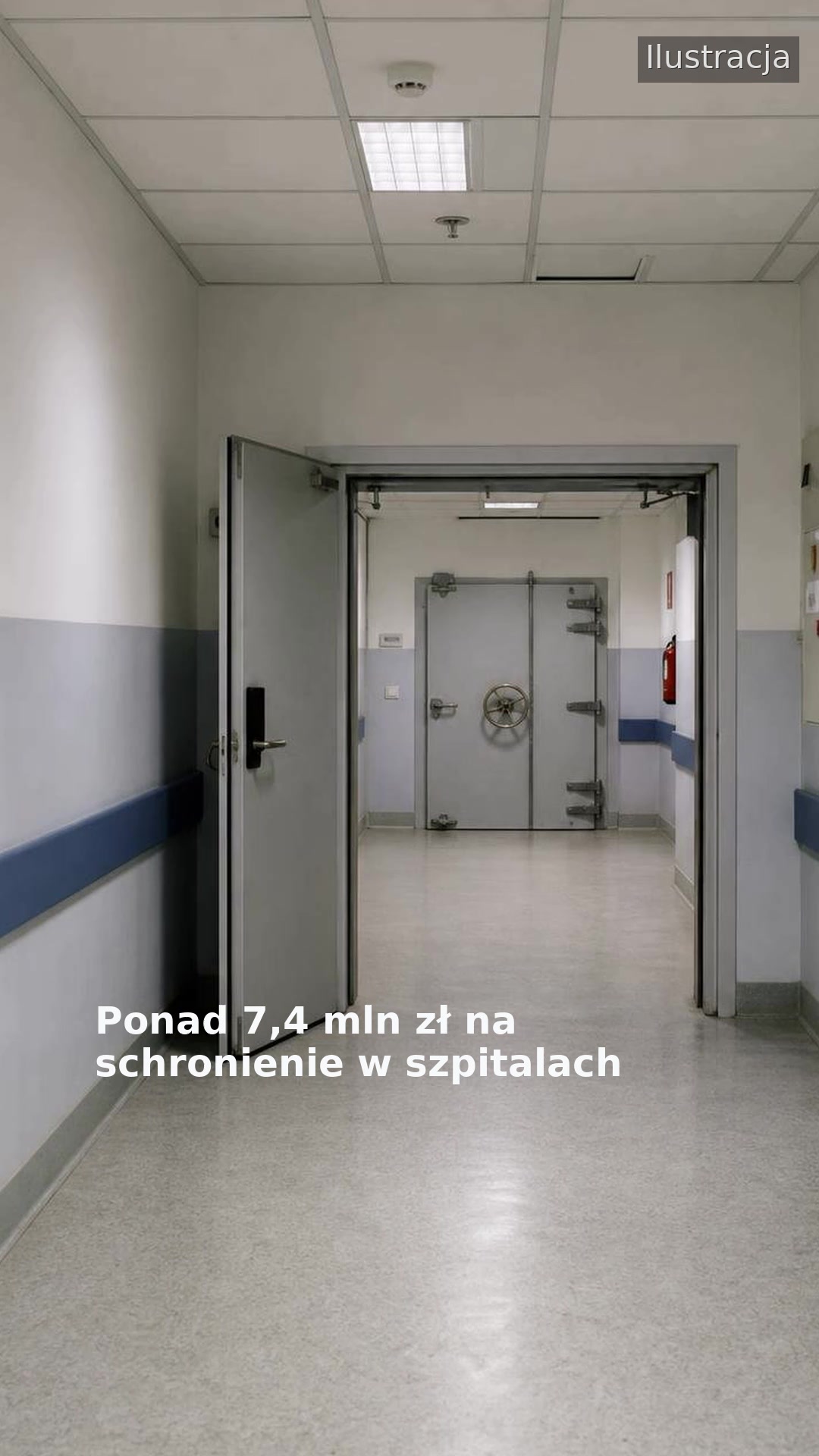 Ponad 7,4 mln zł na schronienie w szpitalach