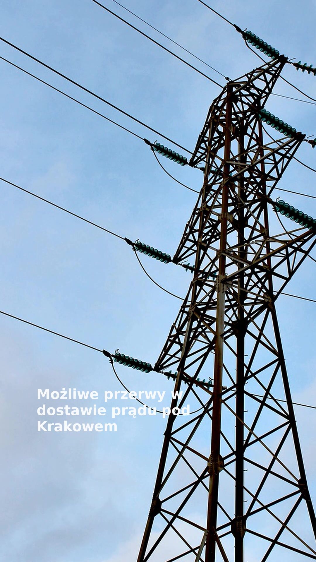 Możliwe przerwy w dostawie prądu pod Krakowem