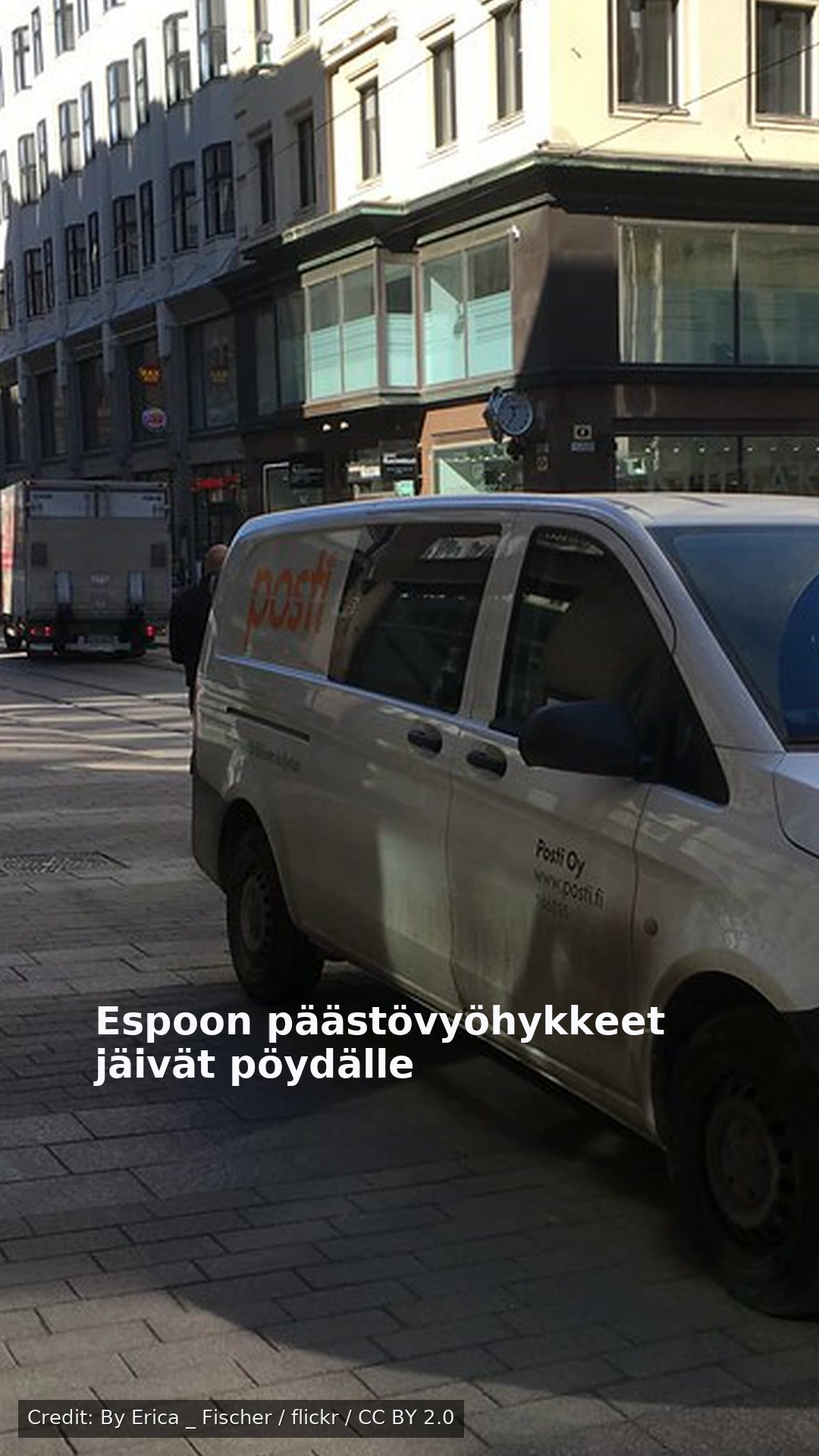 Espoon päästövyöhykkeet jäivät pöydälle